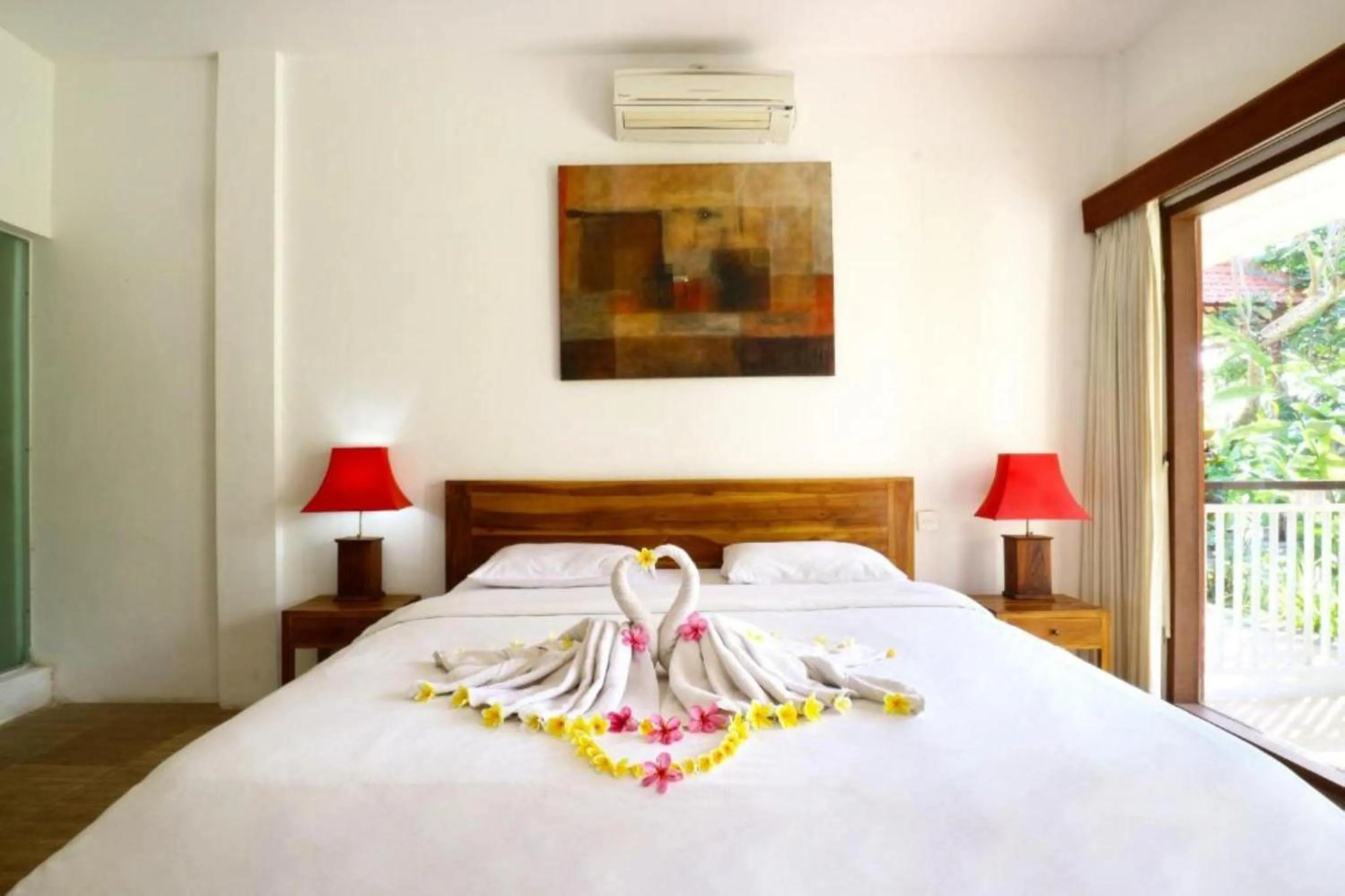 Bedroom, Bed in Diuma residence yoga meditation retreat and healing Center