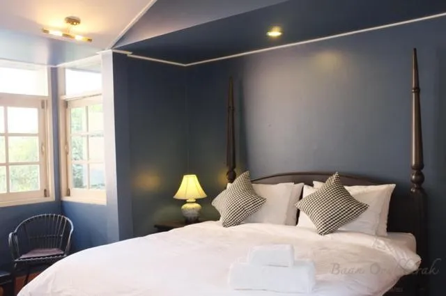 Bedroom, Bed in Baan Ongkharak bed & breakfast