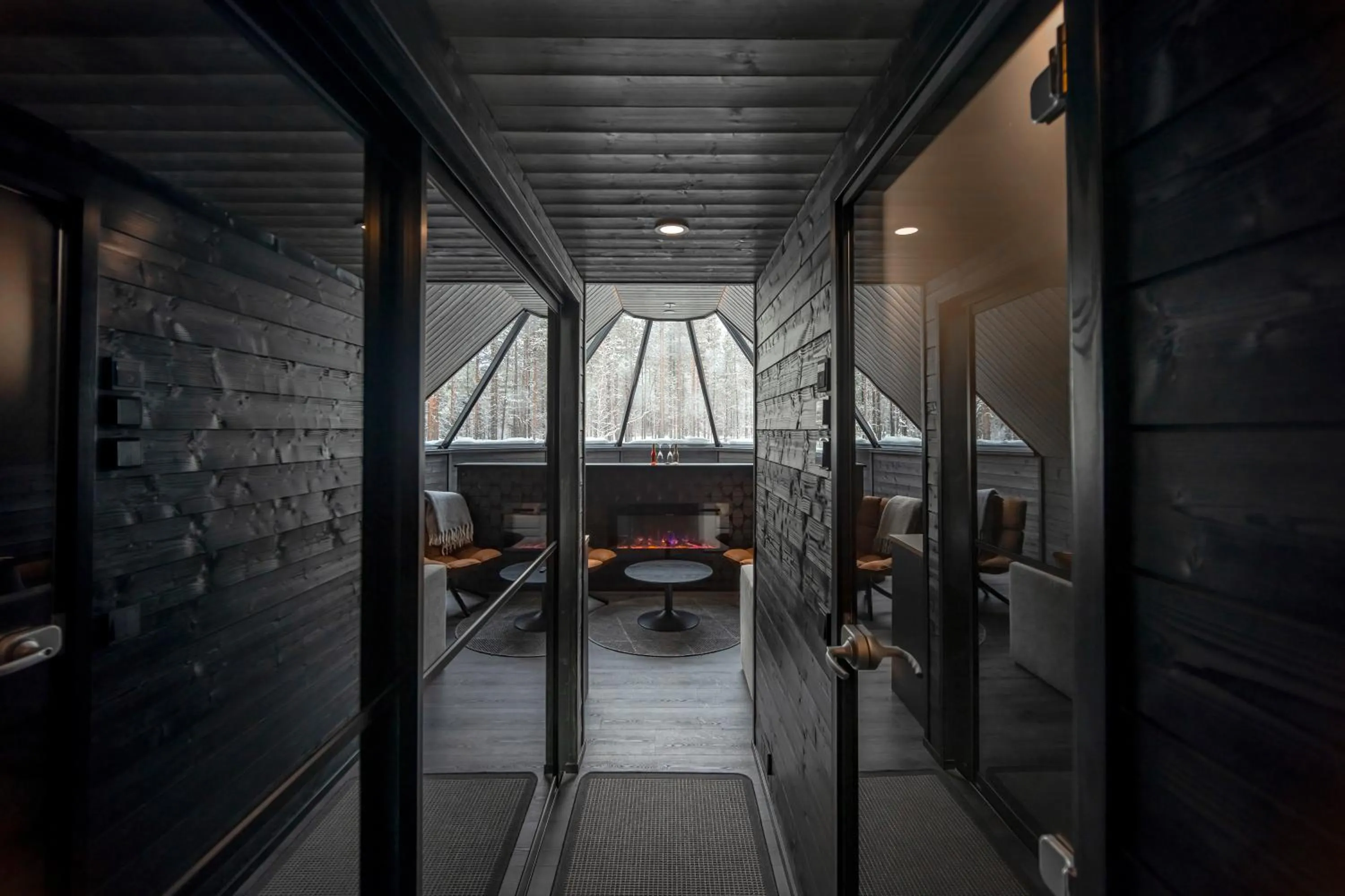 Seating area in Aurora Village Ivalo