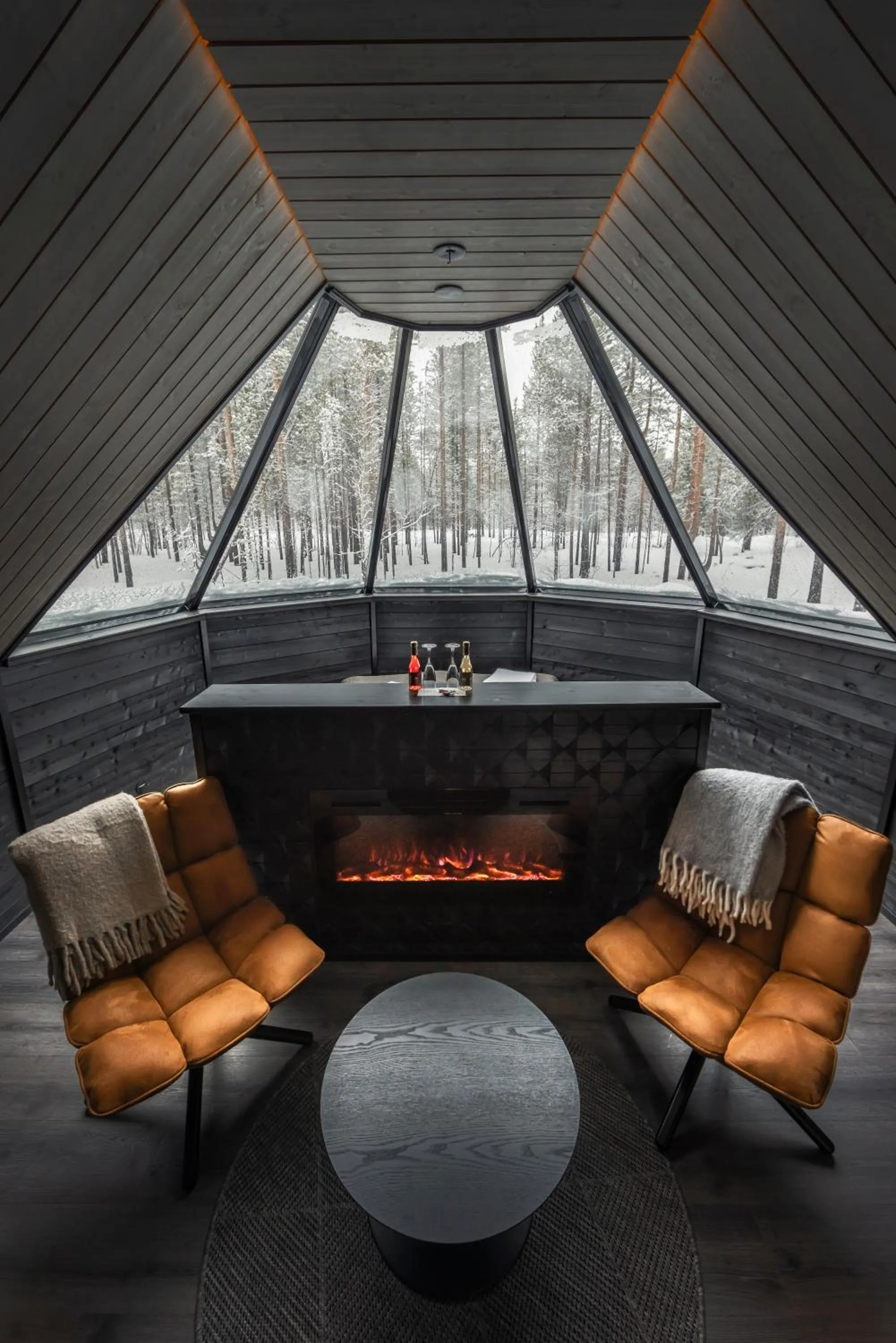 Seating area in Aurora Village Ivalo