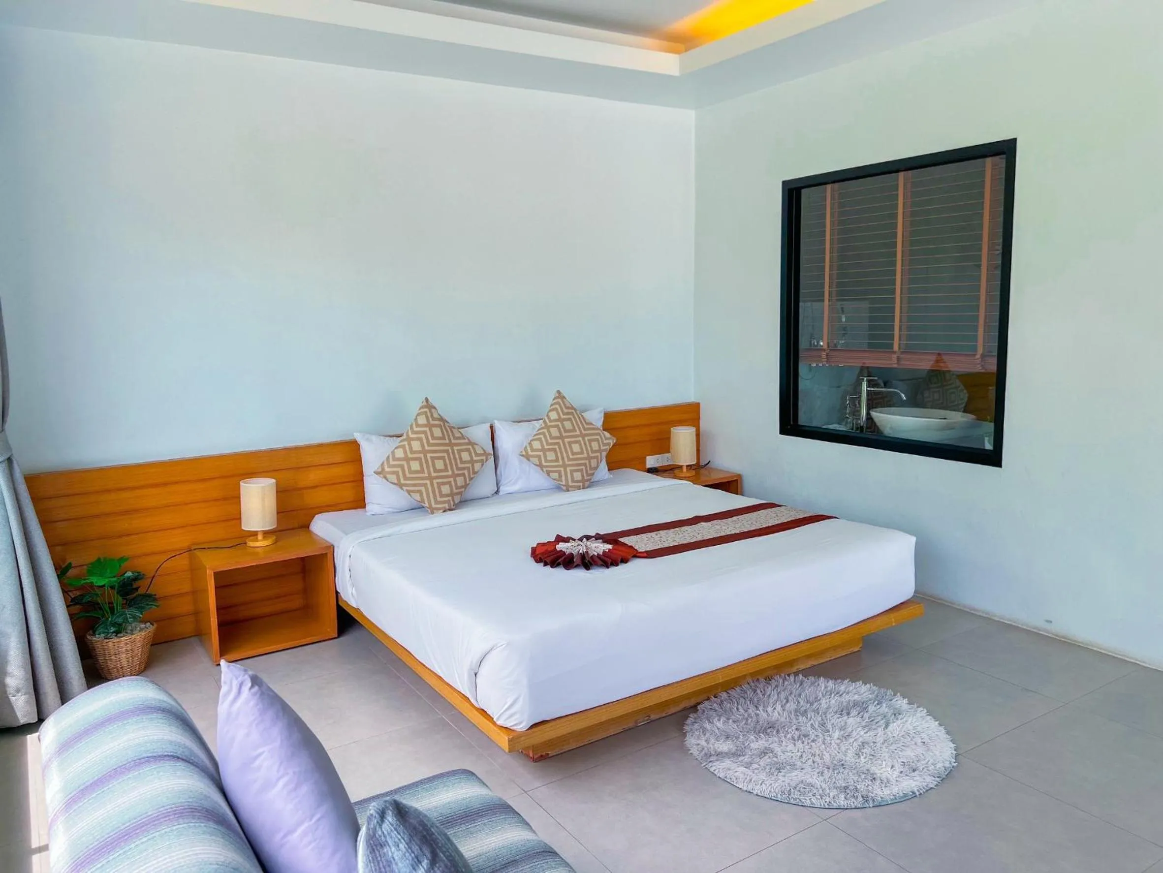 Bedroom in White Sand Halal House Krabi