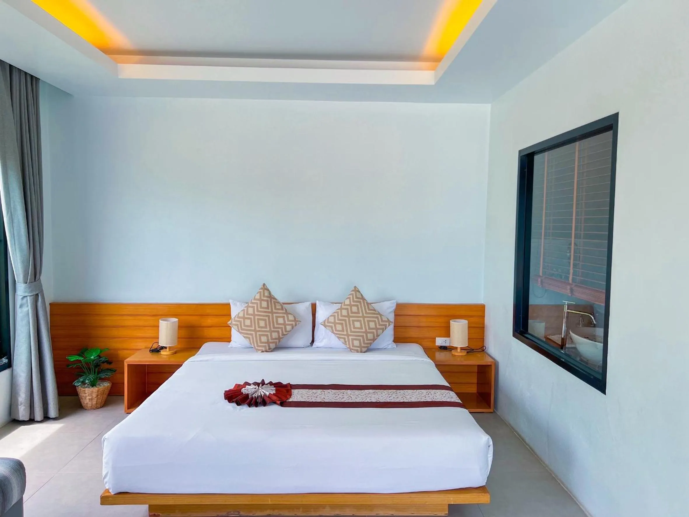 Bedroom in White Sand Halal House Krabi