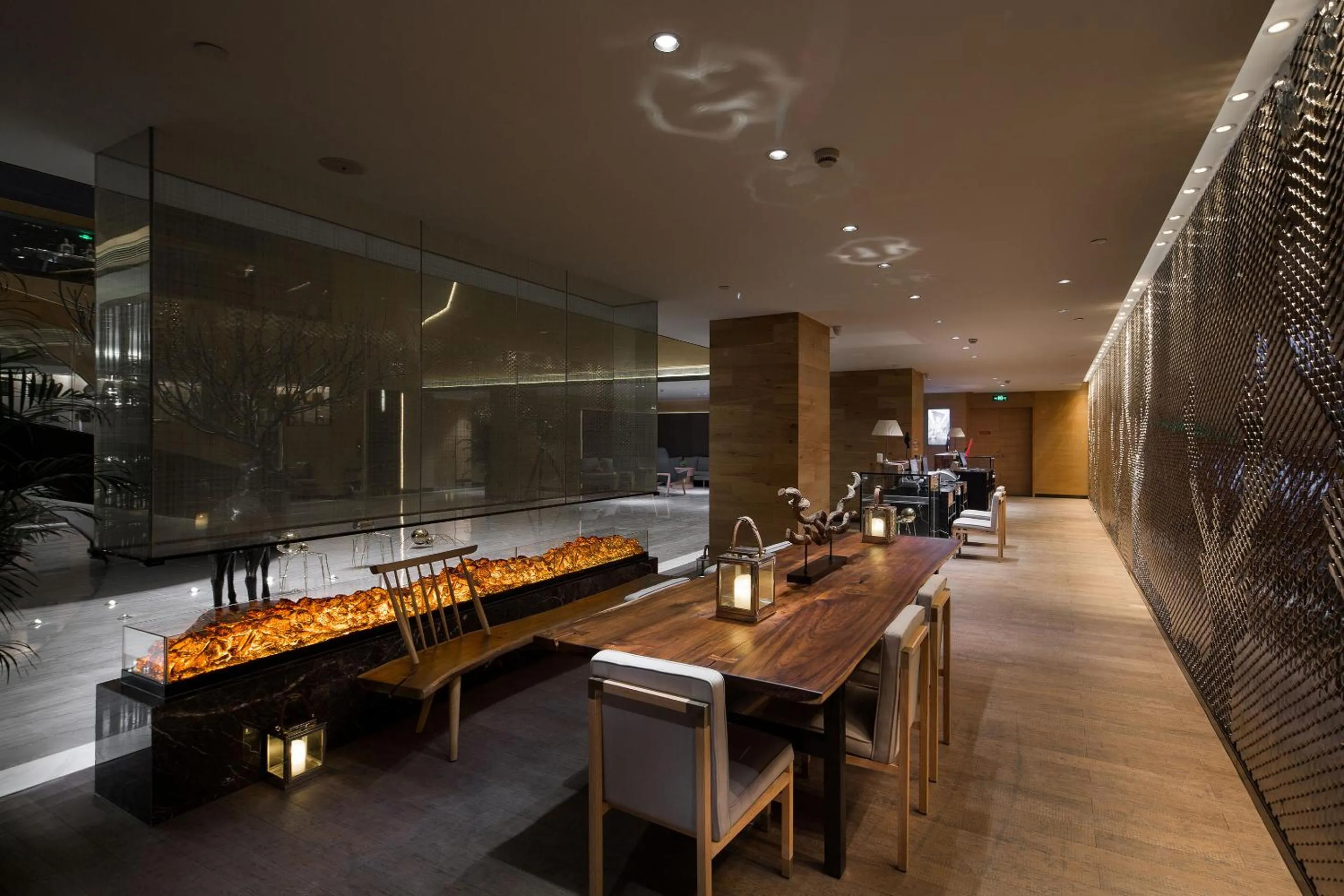 Communal lounge/ TV room in Swisstouches Guangzhou Hotel Residences