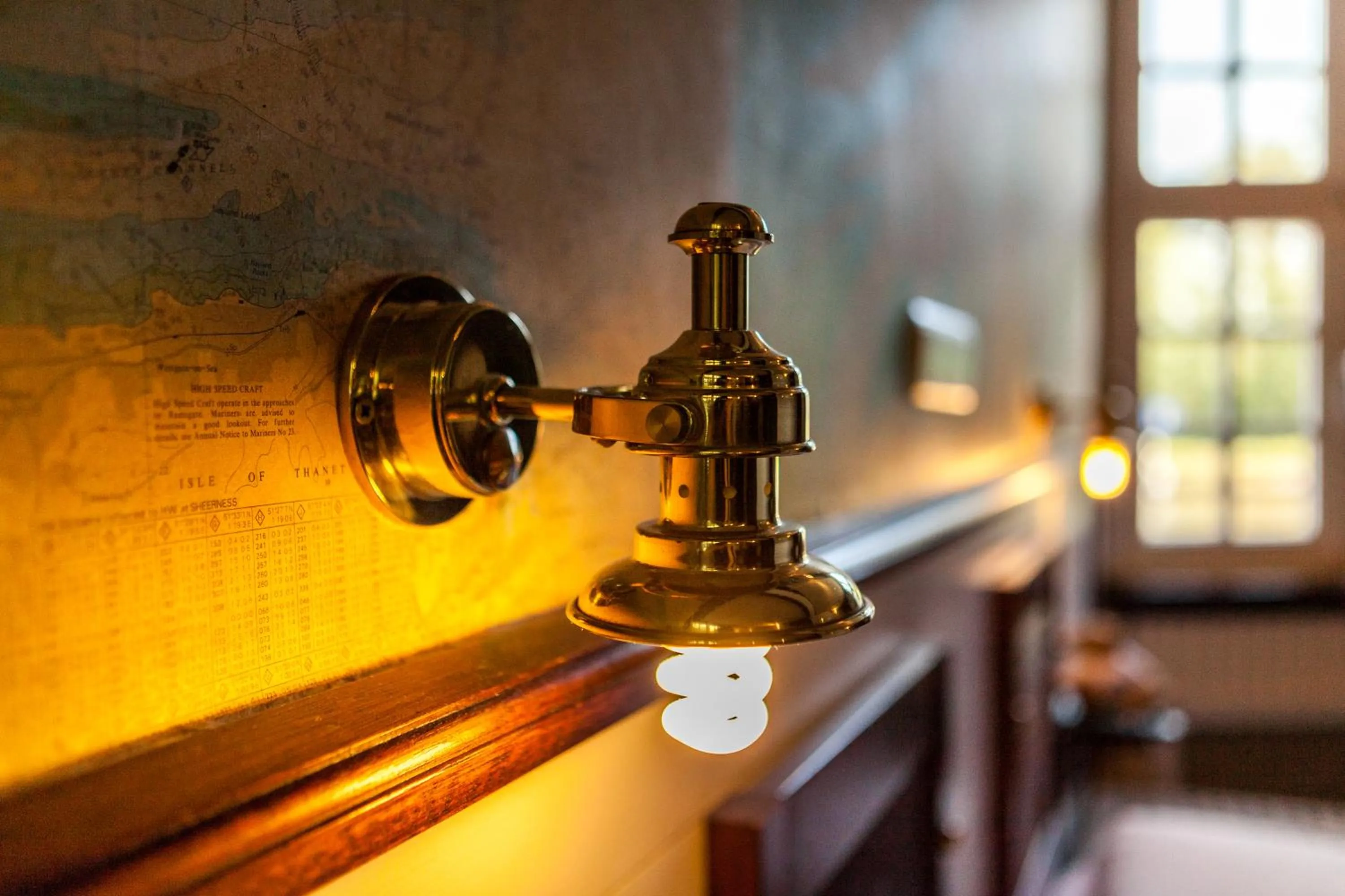 Decorative detail in Boat Hotel De Barge