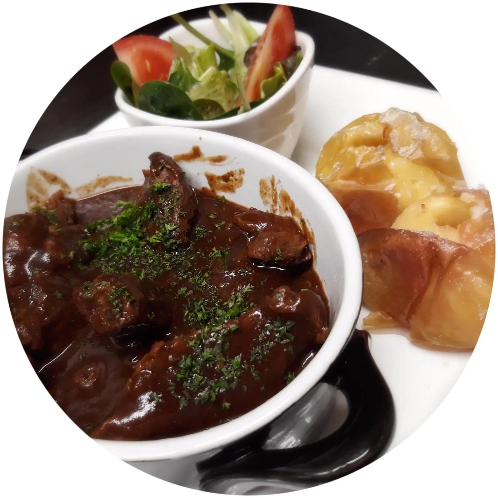 Restaurant/places to eat in Boat Hotel De Barge