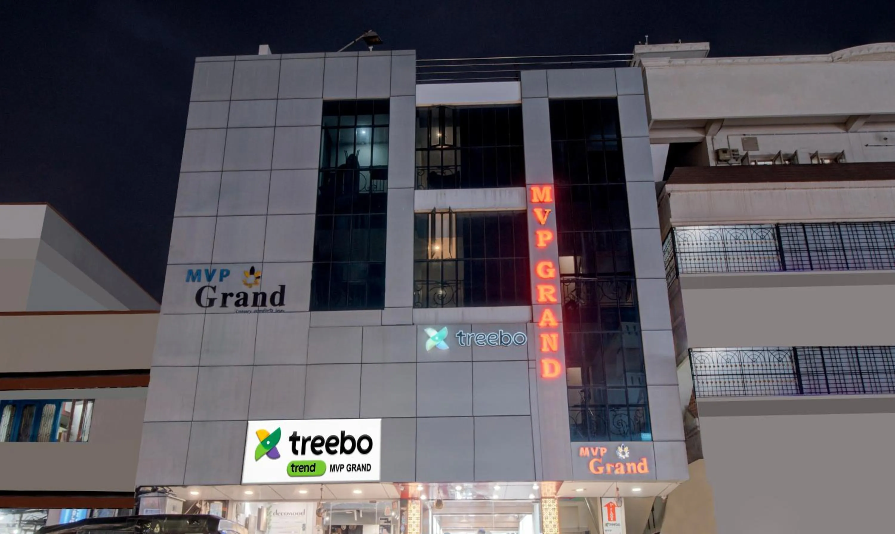 Property building in Treebo MVP Grand
