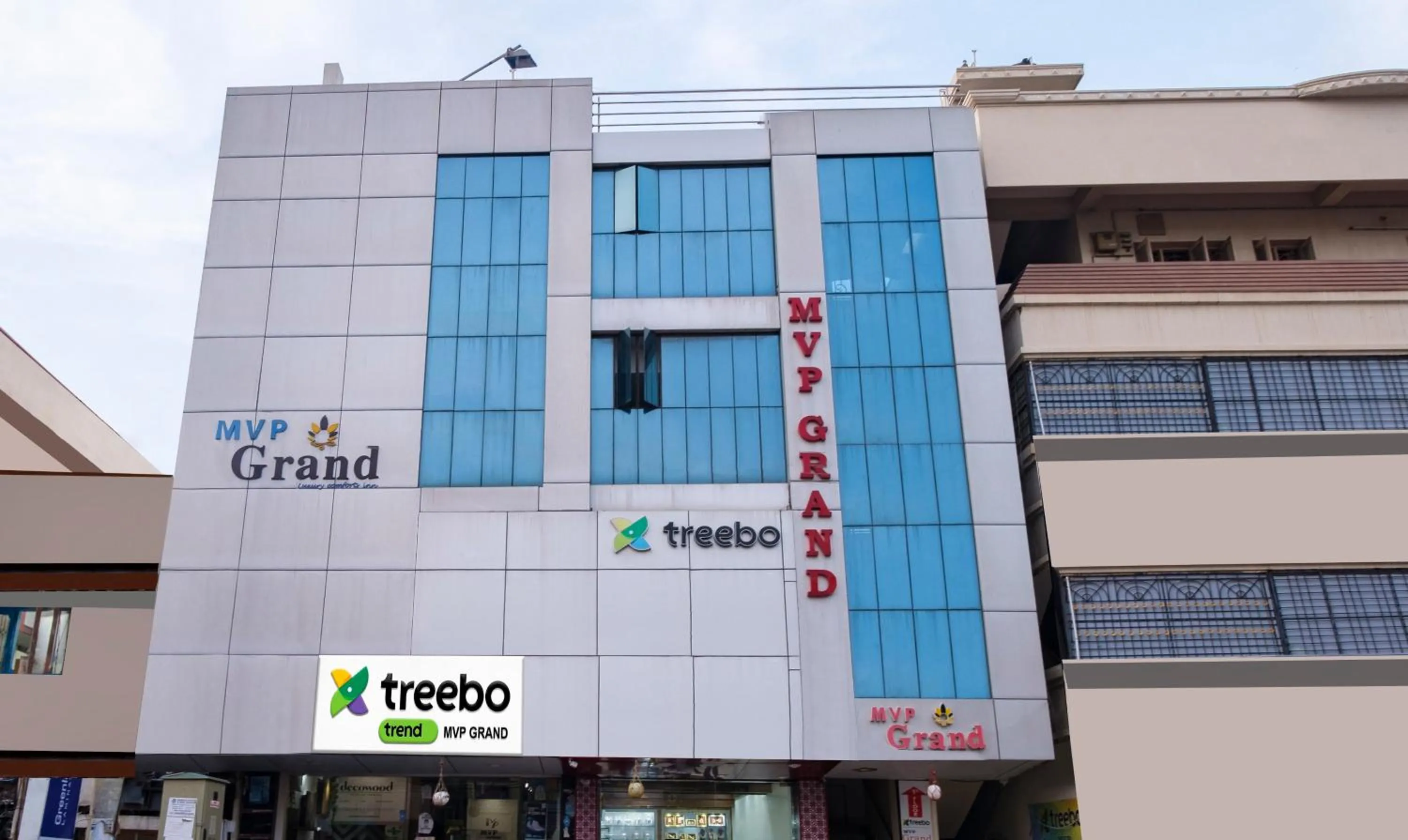 Property building in Treebo MVP Grand