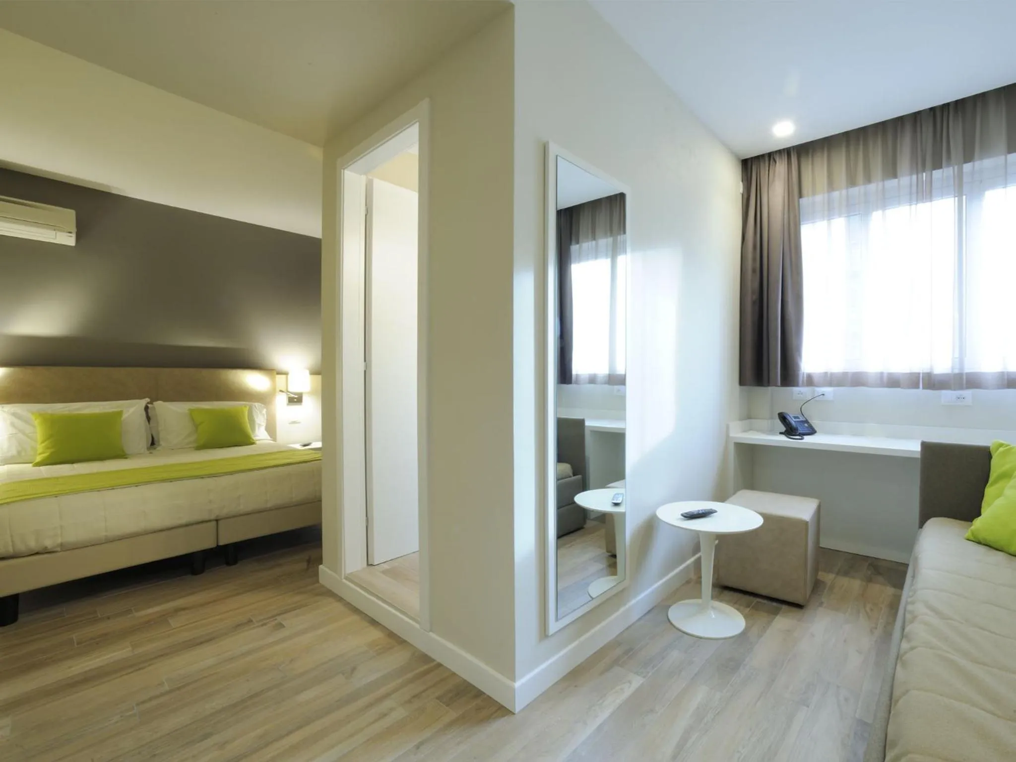 Bed in Hotel Concordia