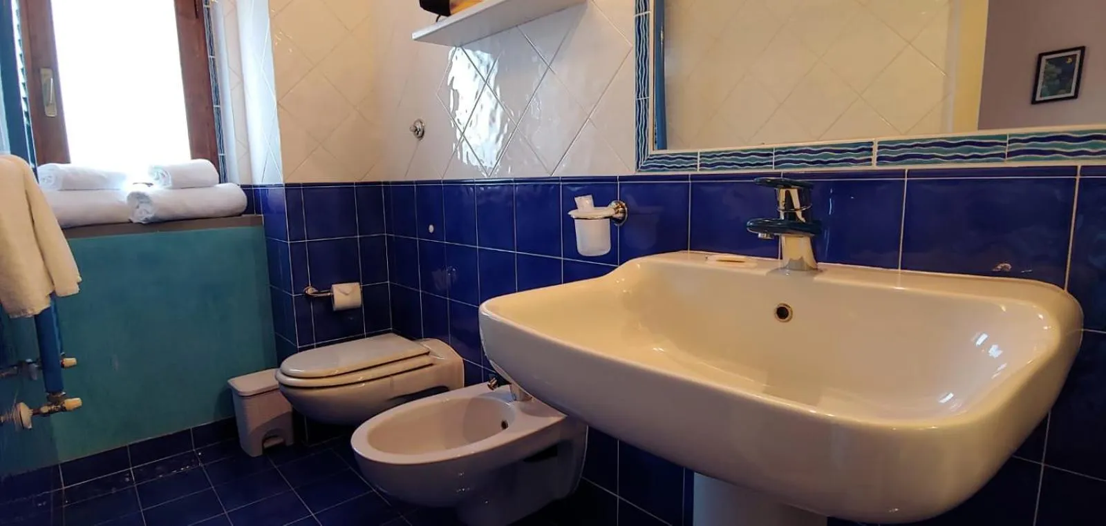 Bathroom in Torrebianca Tuscany