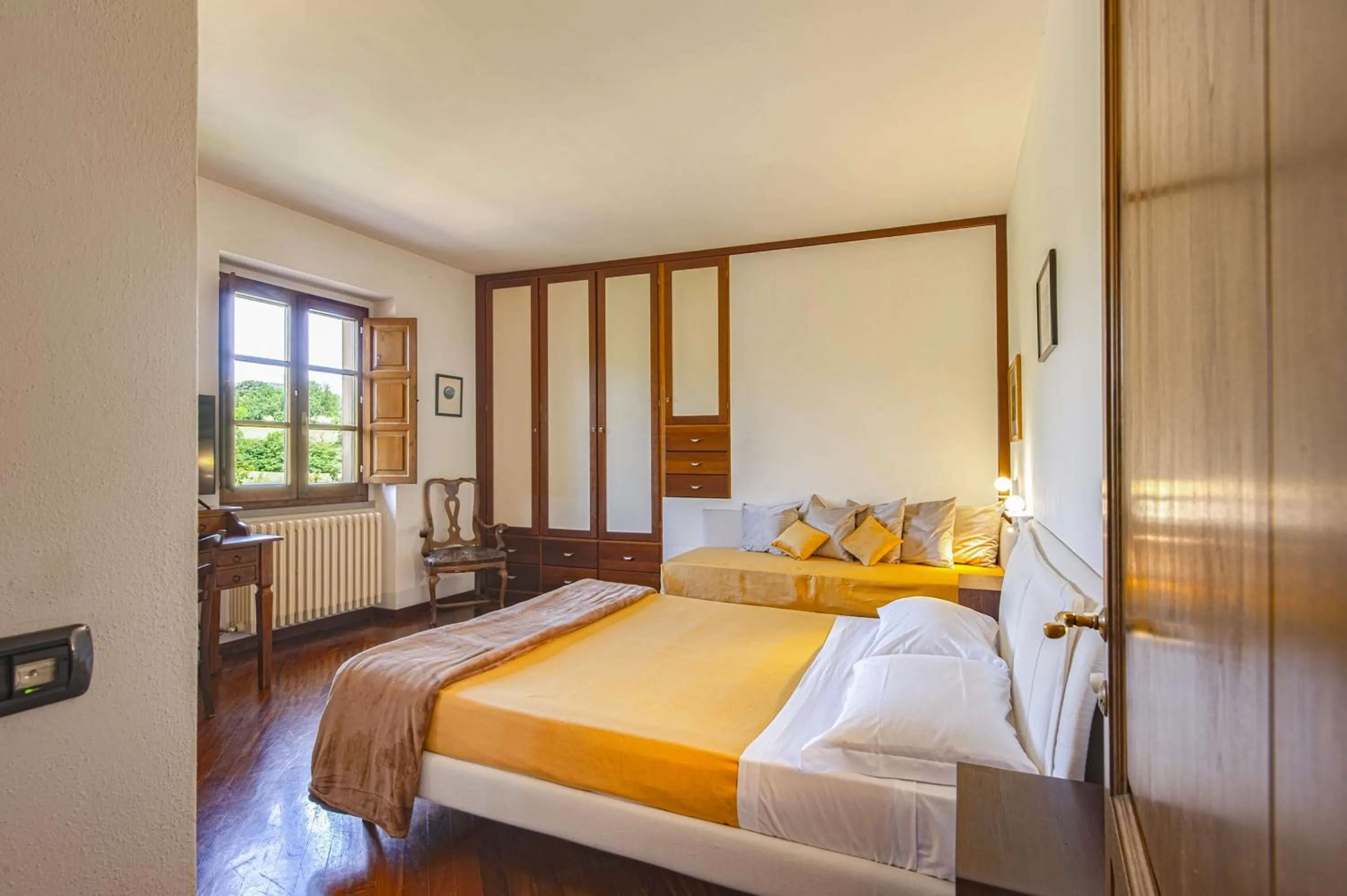 Bed in Torrebianca Tuscany