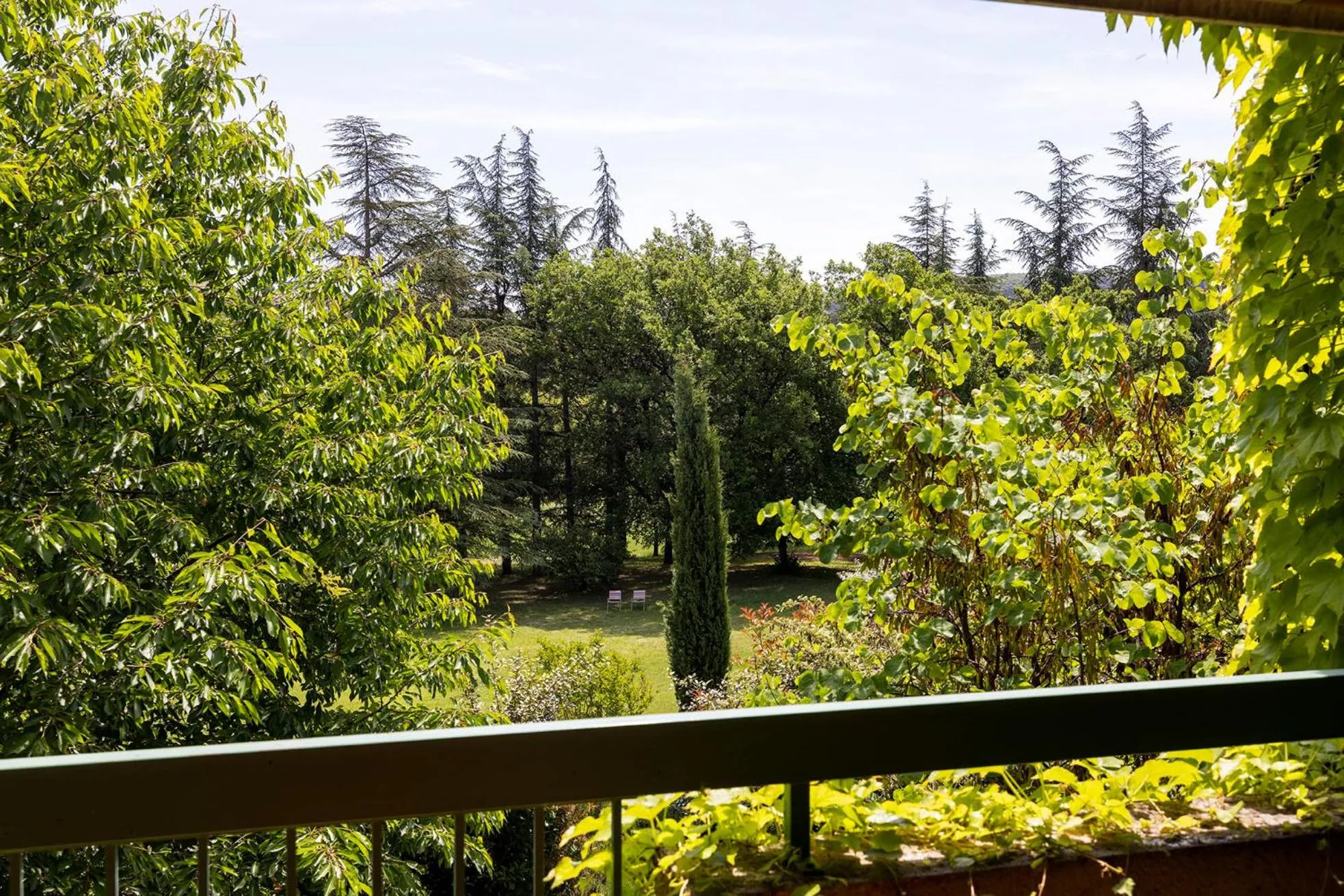 Garden in Hôtel & Résidence Lou Paradou Gréoux Les Bains