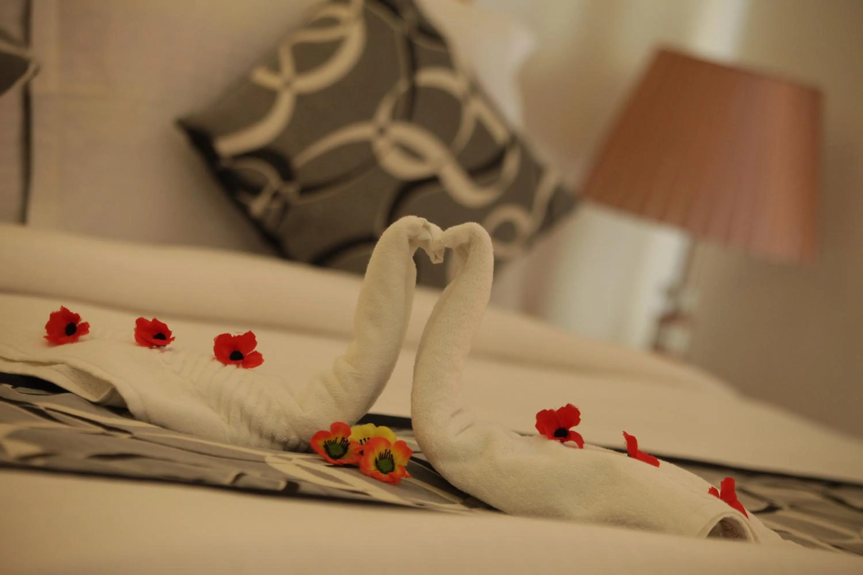 Decorative detail, Bed in Grand Cascade Chennai