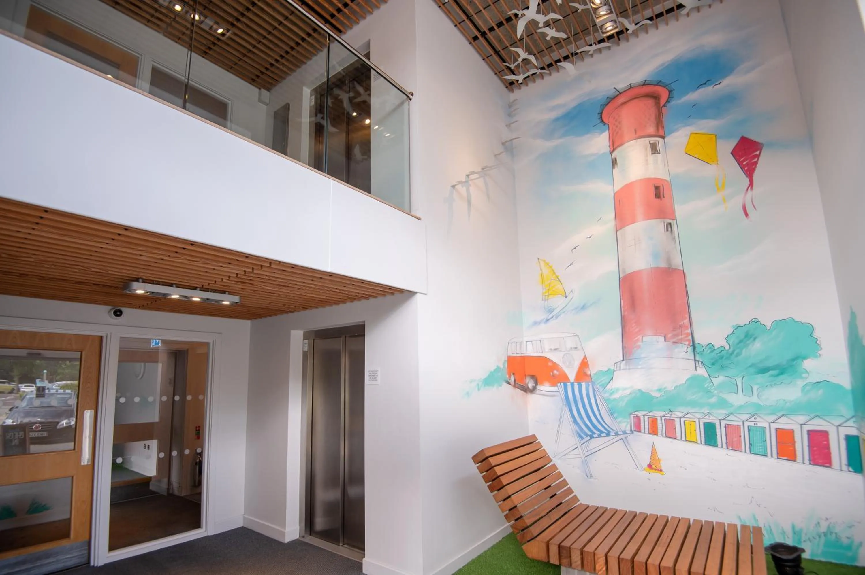 Lobby or reception in Lodge at Solent