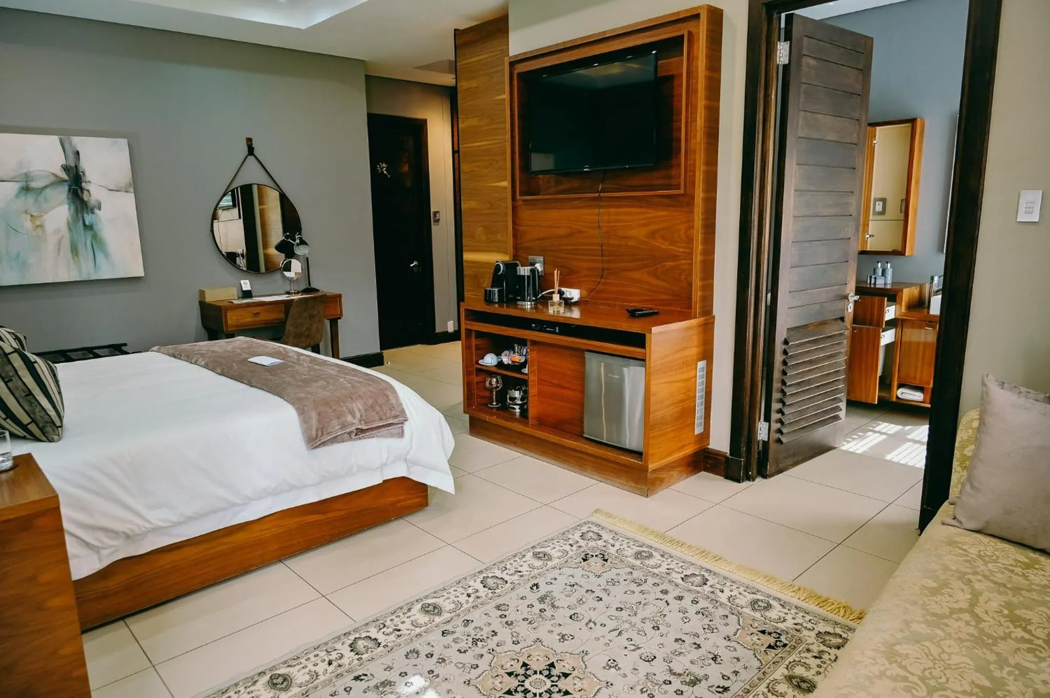 Bed in Tredenham Boutique Hotel