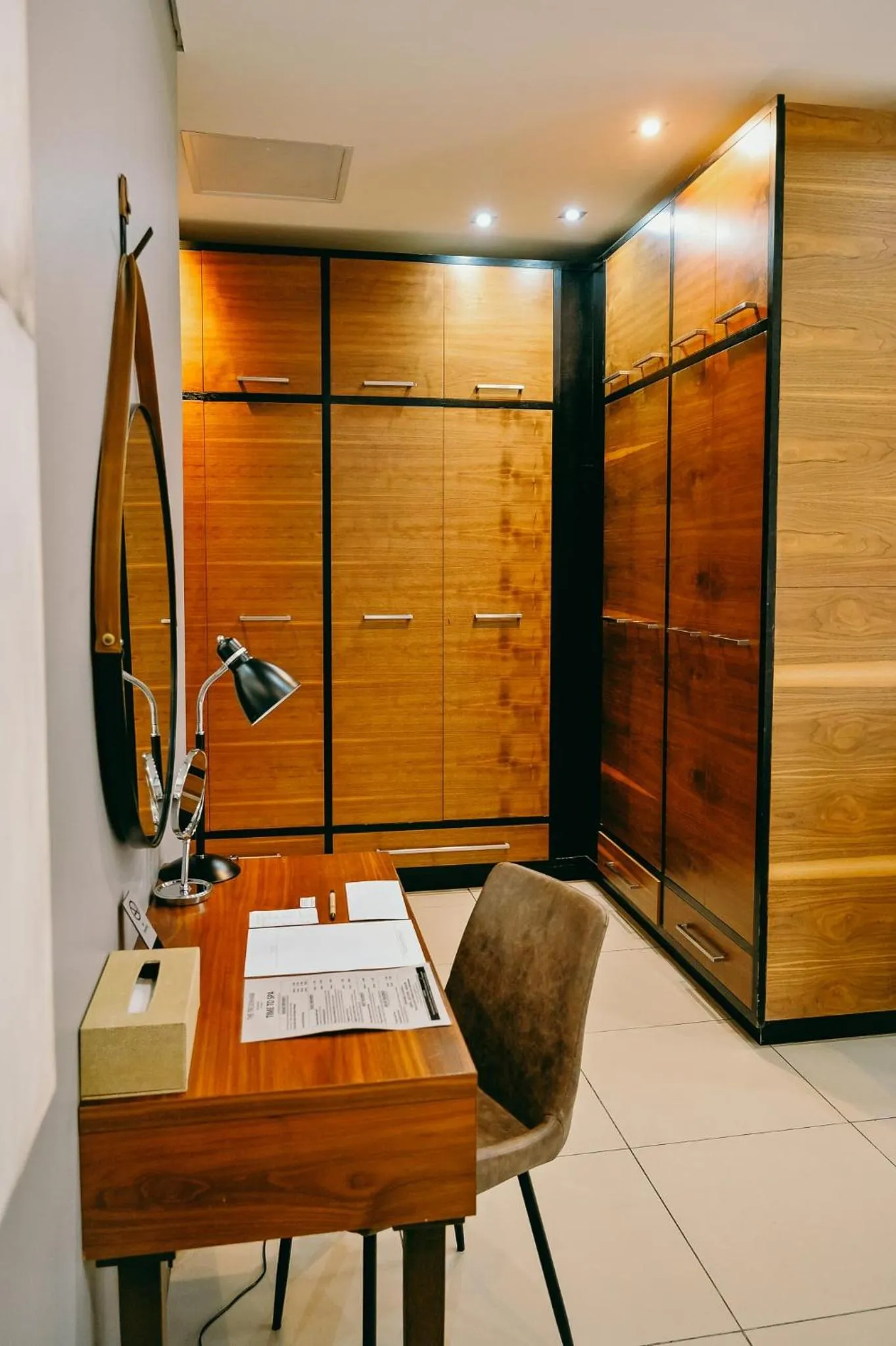 wardrobe in Tredenham Boutique Hotel