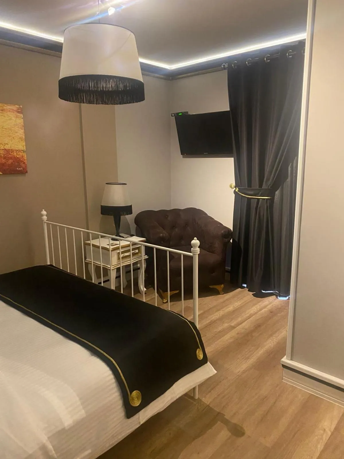 Bed in Hotel Hymeti's Palace