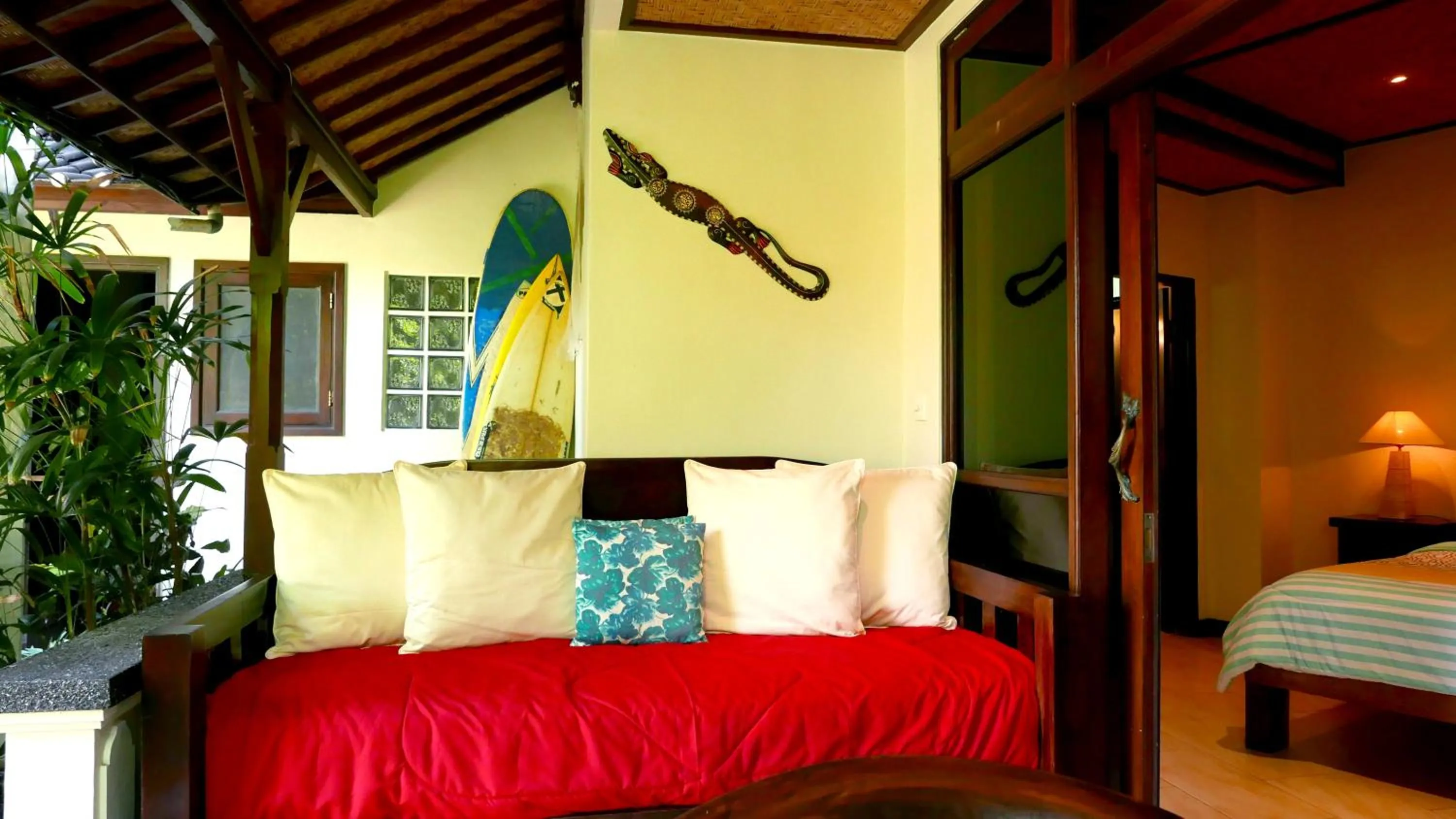 Balcony/Terrace, Bed in Istana Balian - Boutique Hotel Resort