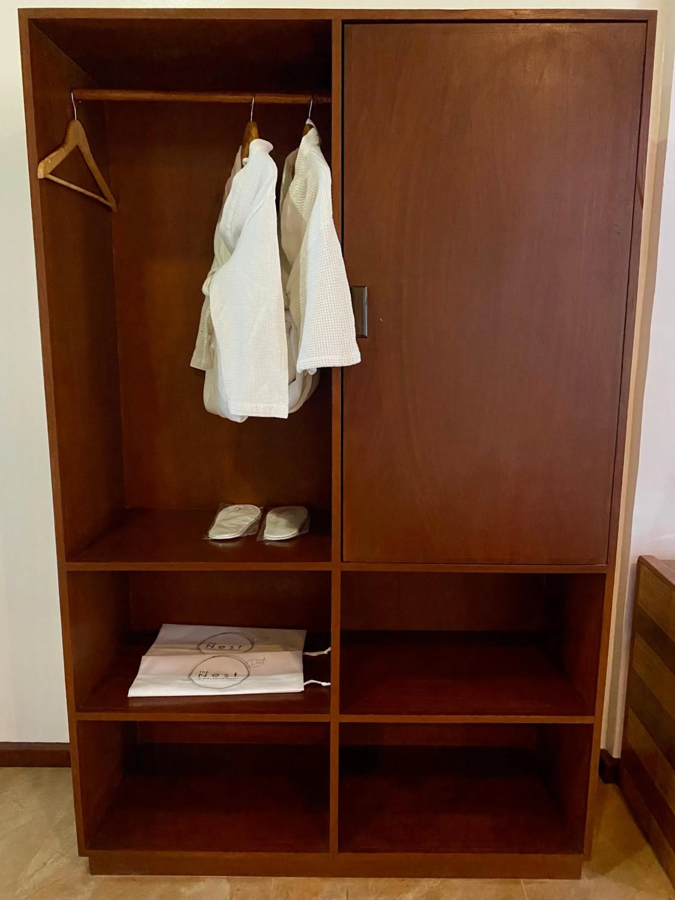 wardrobe in The Nest El Nido Beach Resort