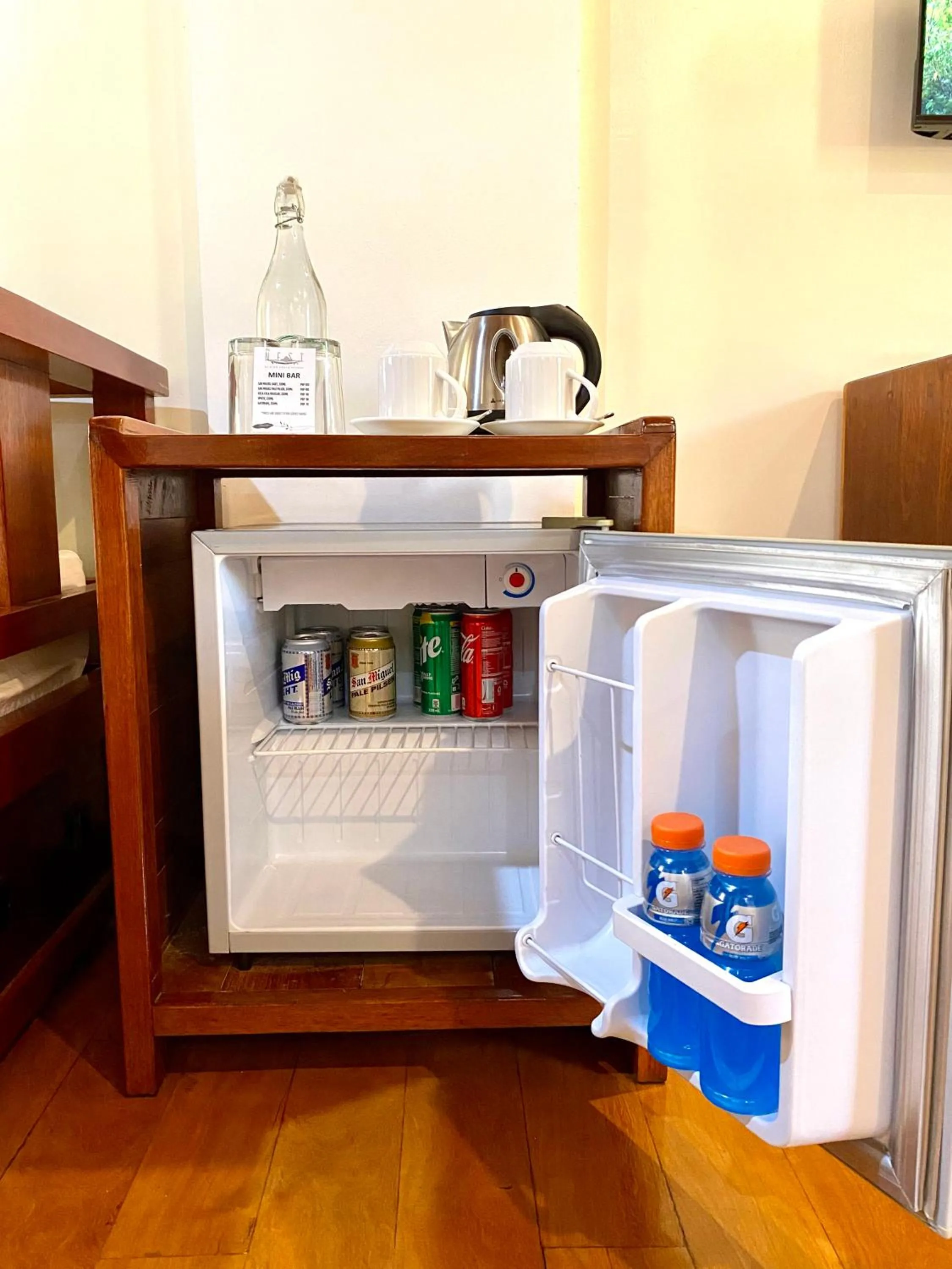 minibar in The Nest El Nido Beach Resort