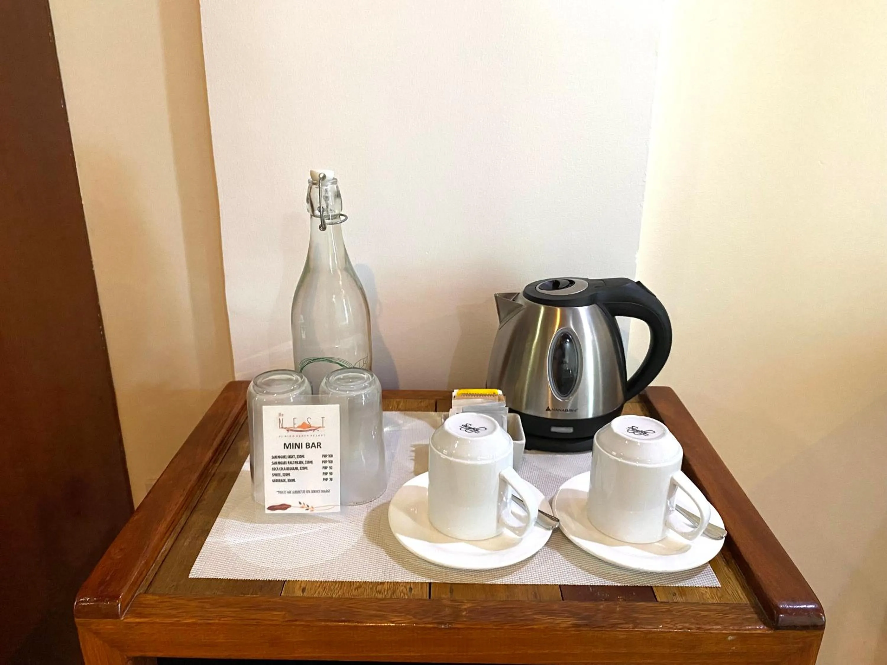 Coffee/tea facilities in The Nest El Nido Beach Resort