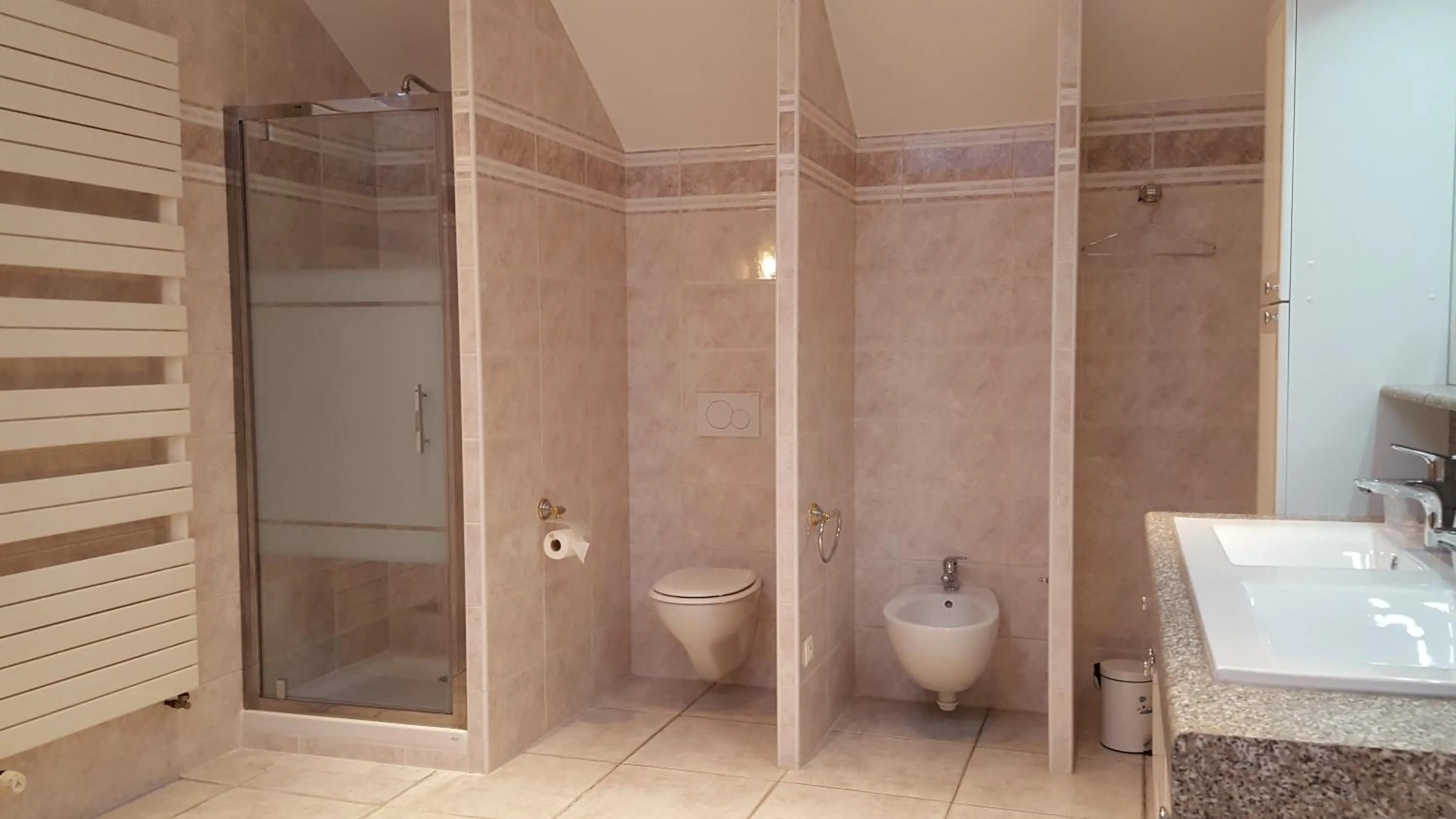 Shower in Le Mas Champenois