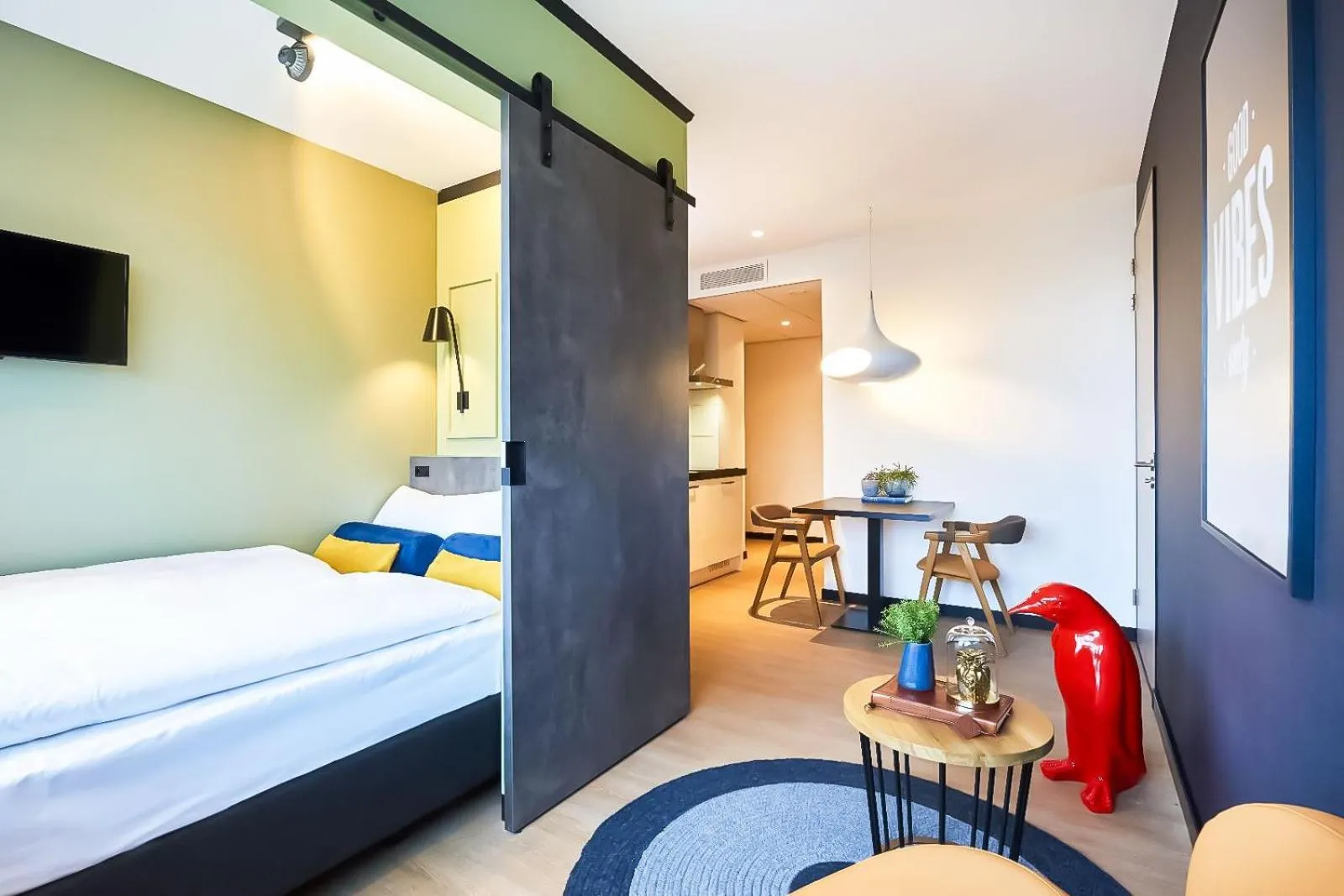 Kitchen or kitchenette, Bed in Cityden Zuidas