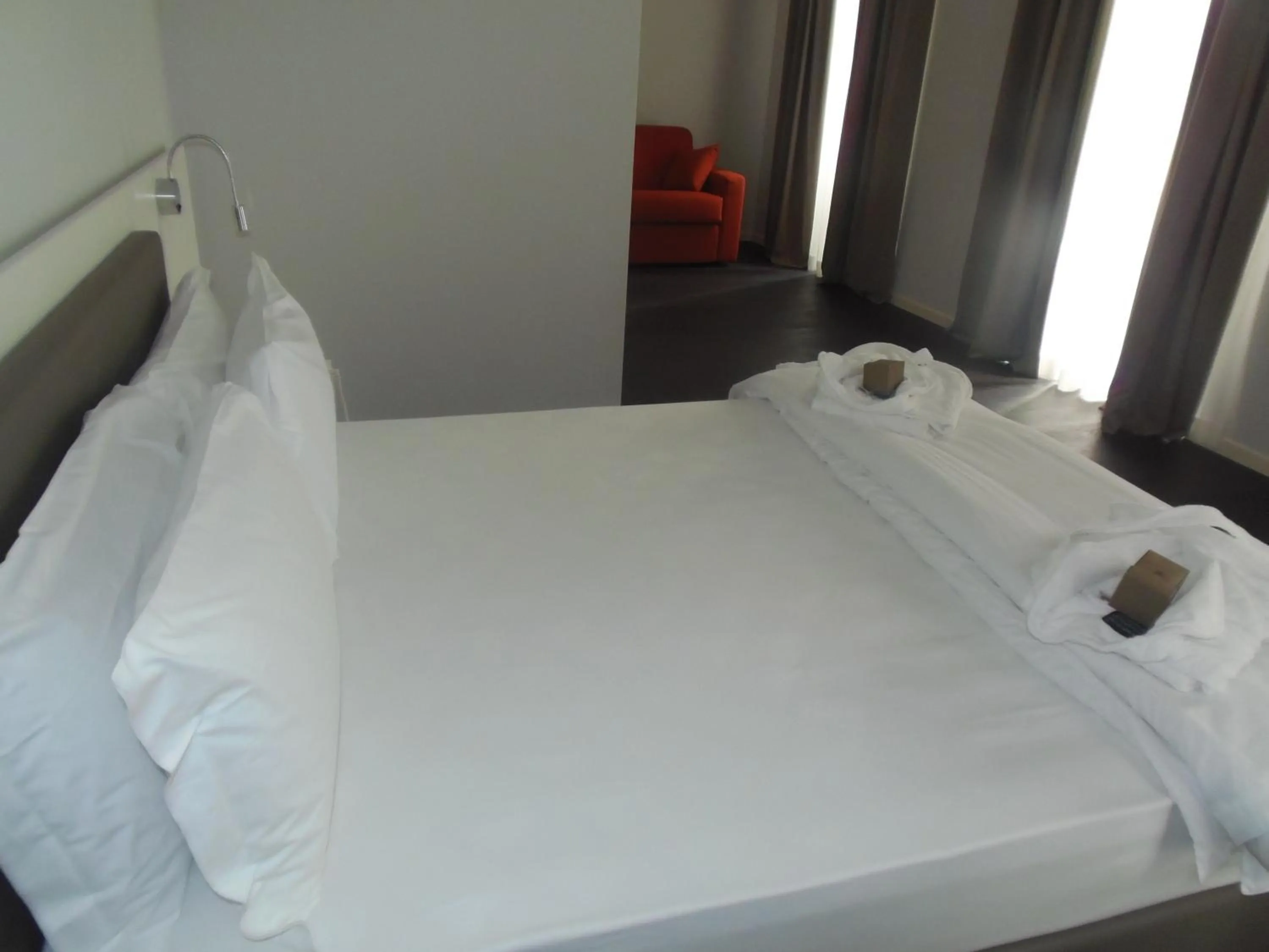 Bed in Albergo Dongo
