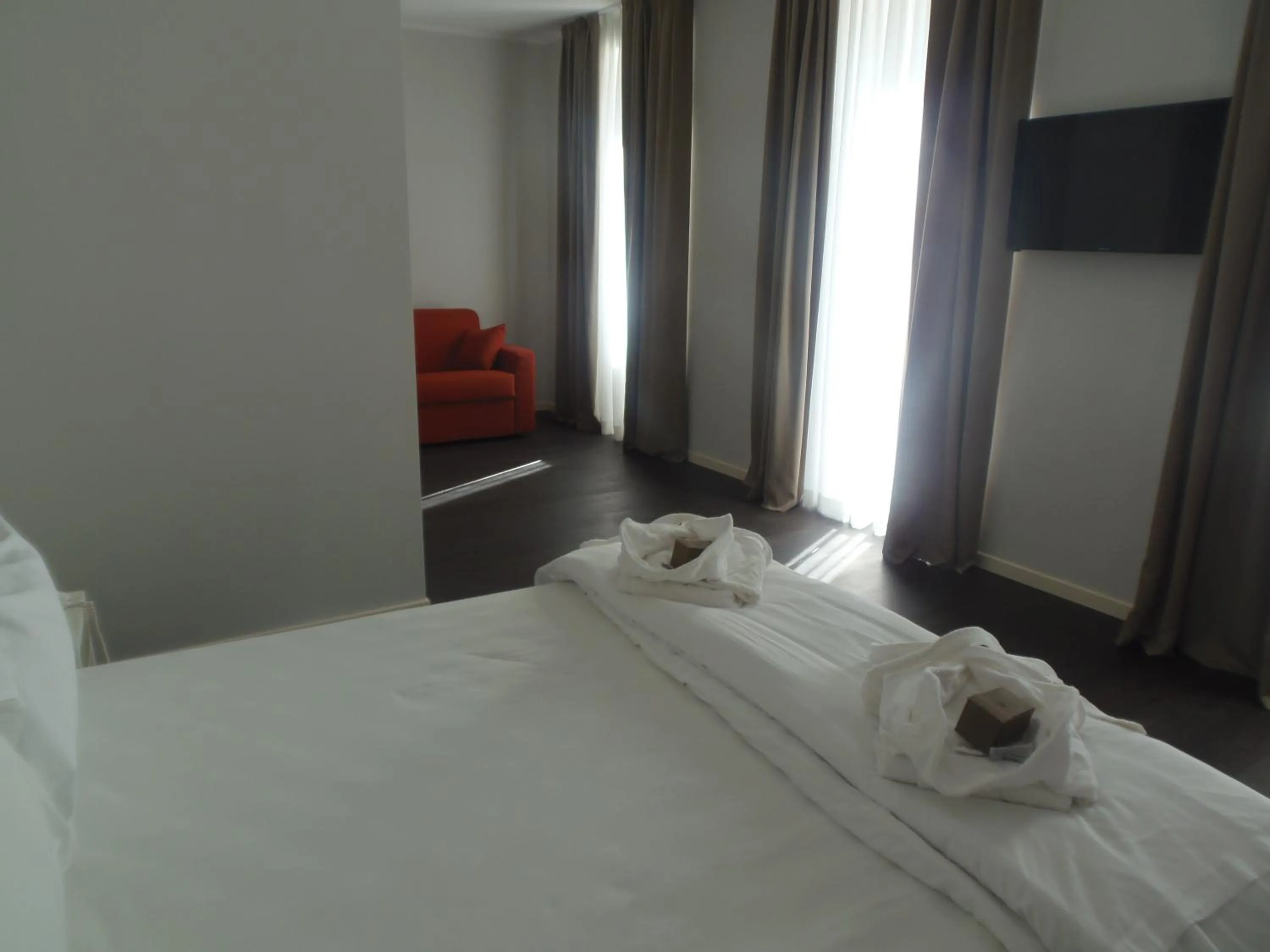 Bed in Albergo Dongo