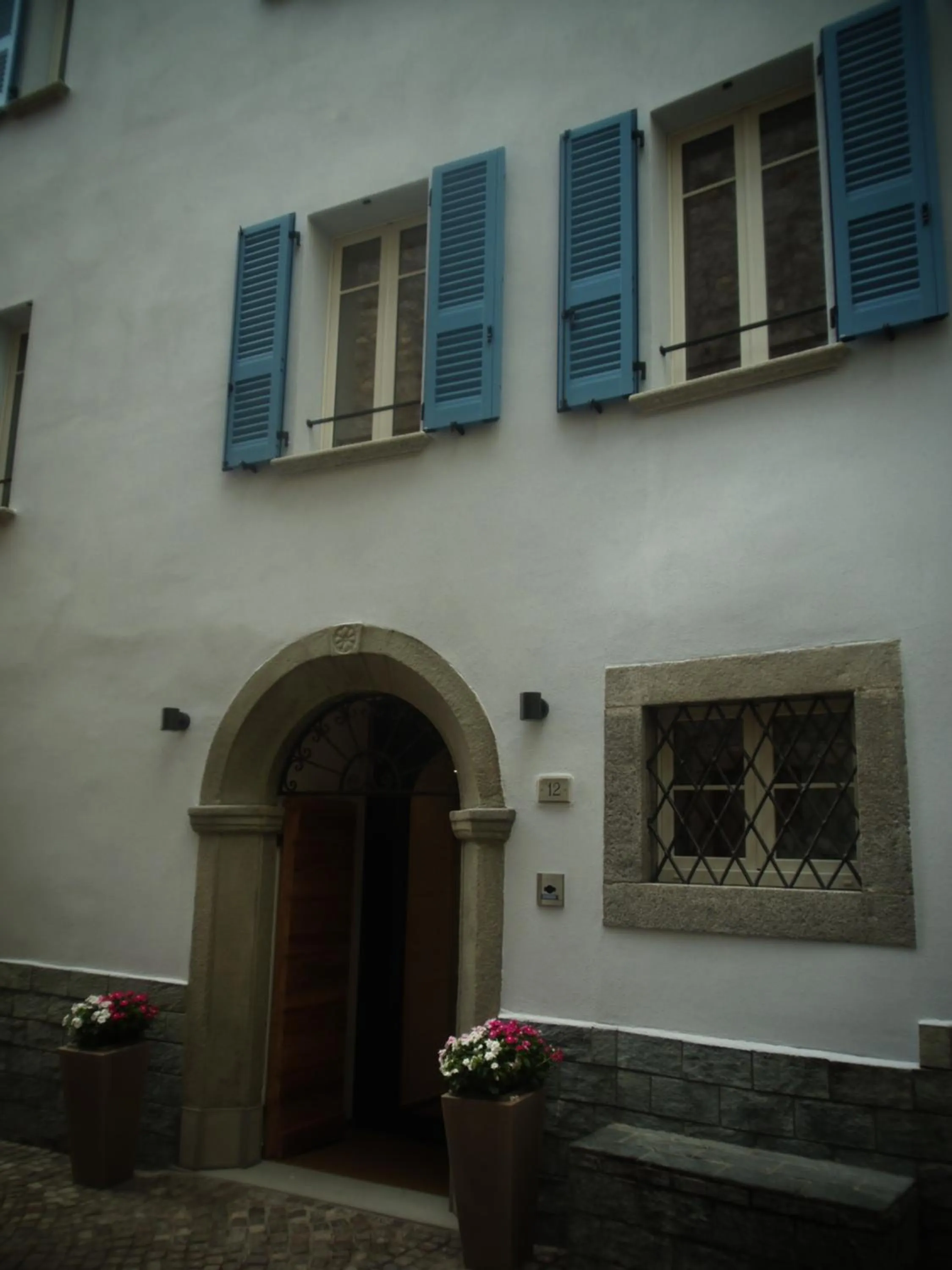 Facade/entrance in Albergo Dongo