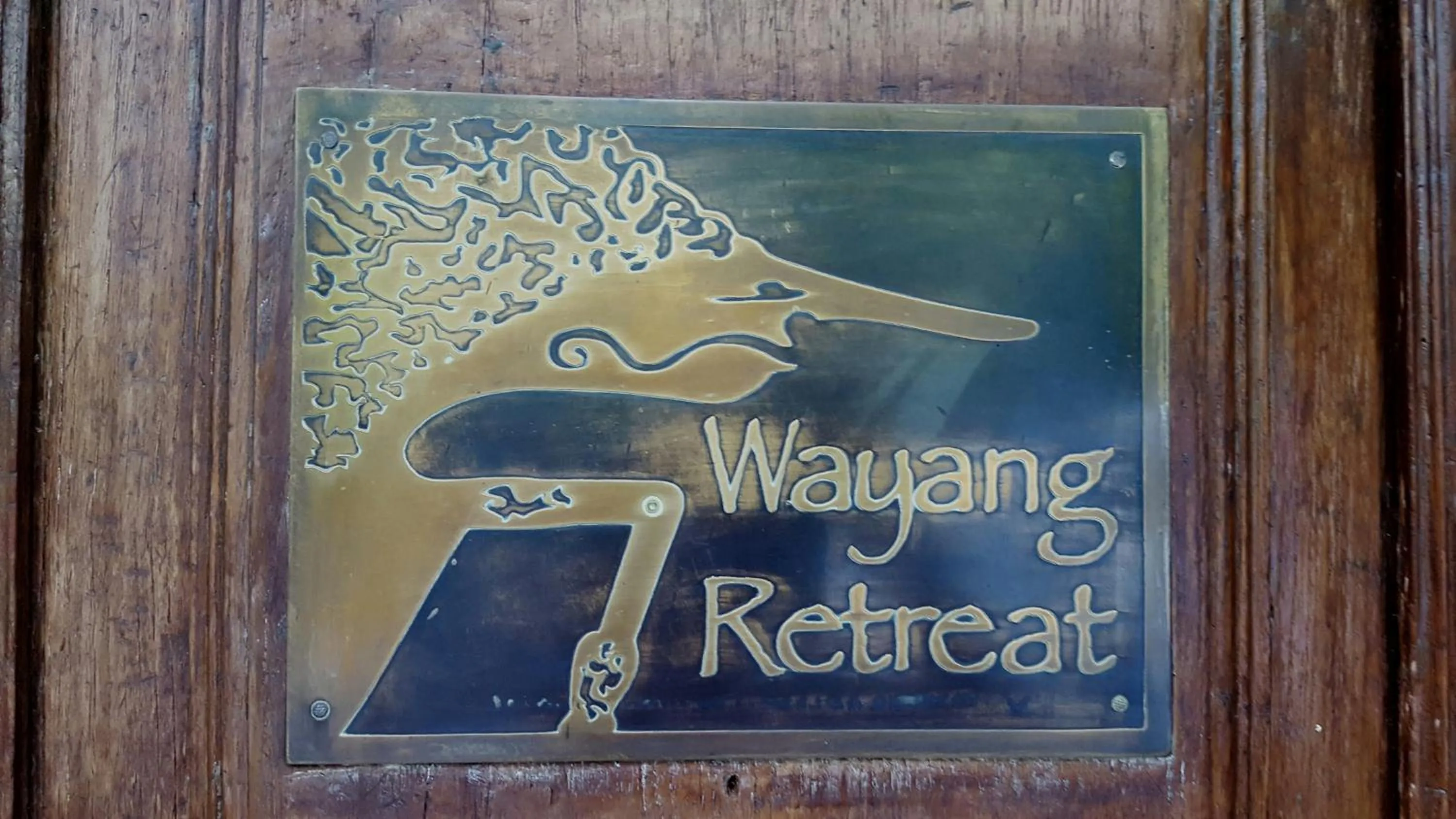 Facade/entrance in Wayang Retreat