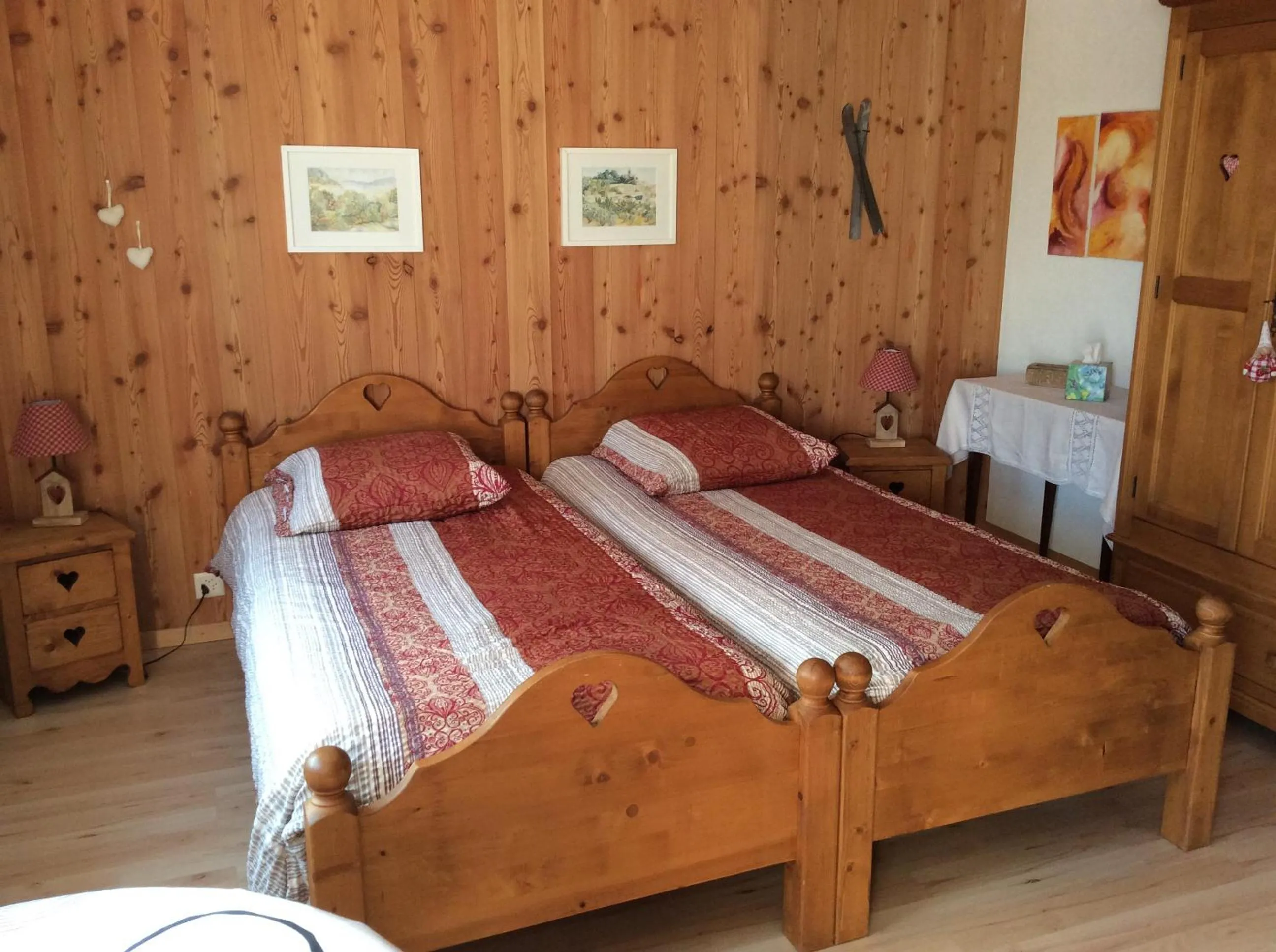 Bed in La Bergerie - chalet Alice