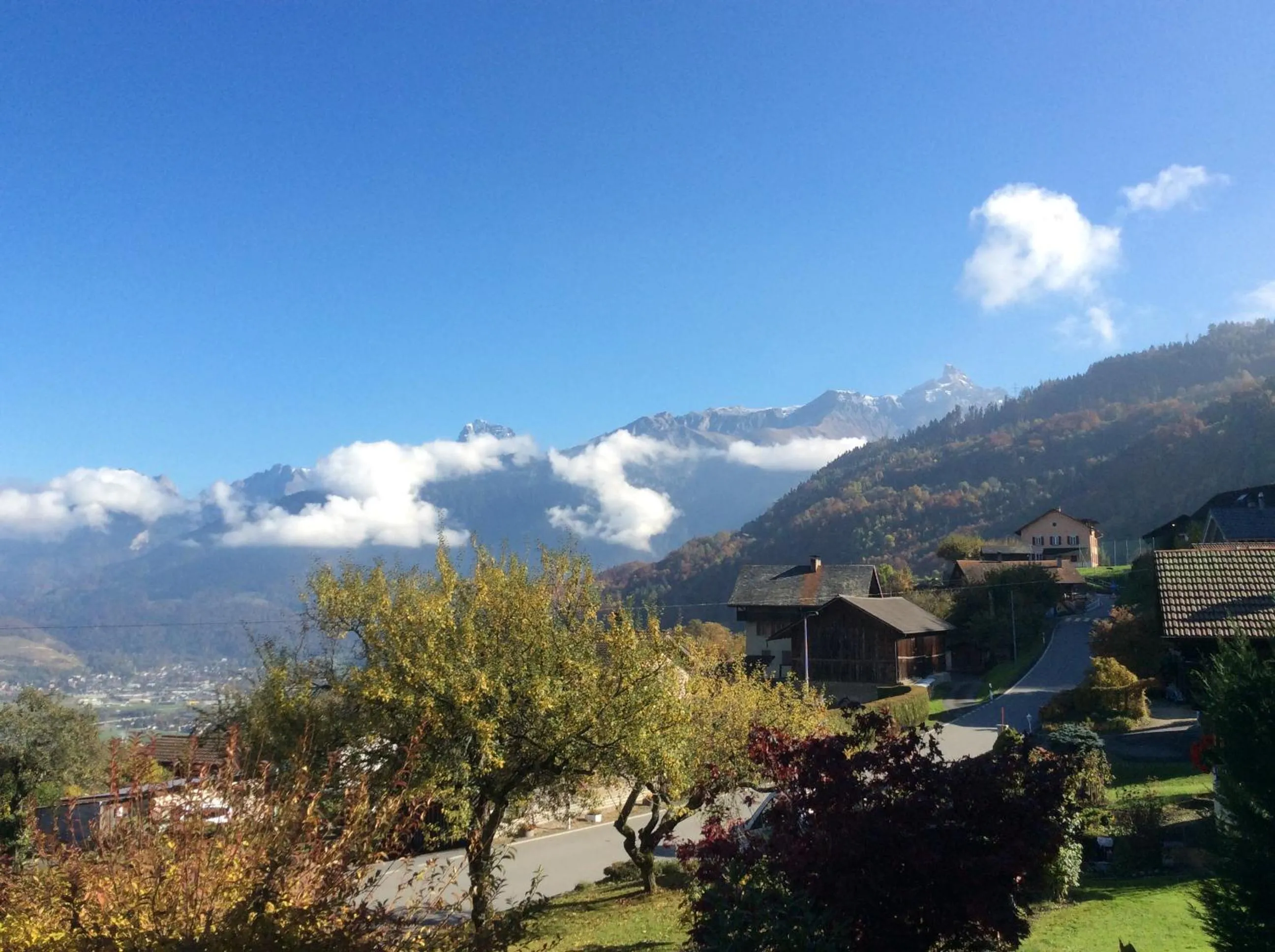 Mountain view in La Bergerie - chalet Alice