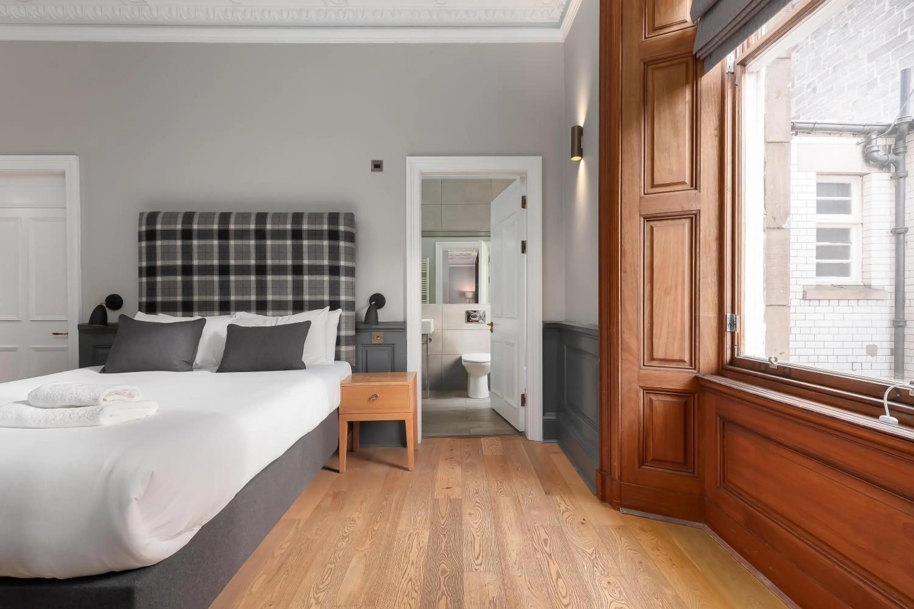 Bed in Destiny Scotland - Distillers House