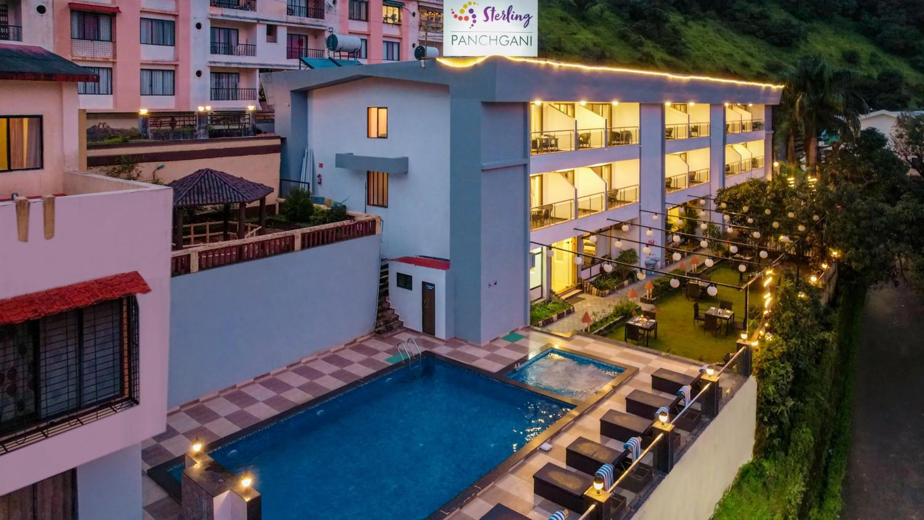 Bird's eye view in Sterling Panchgani