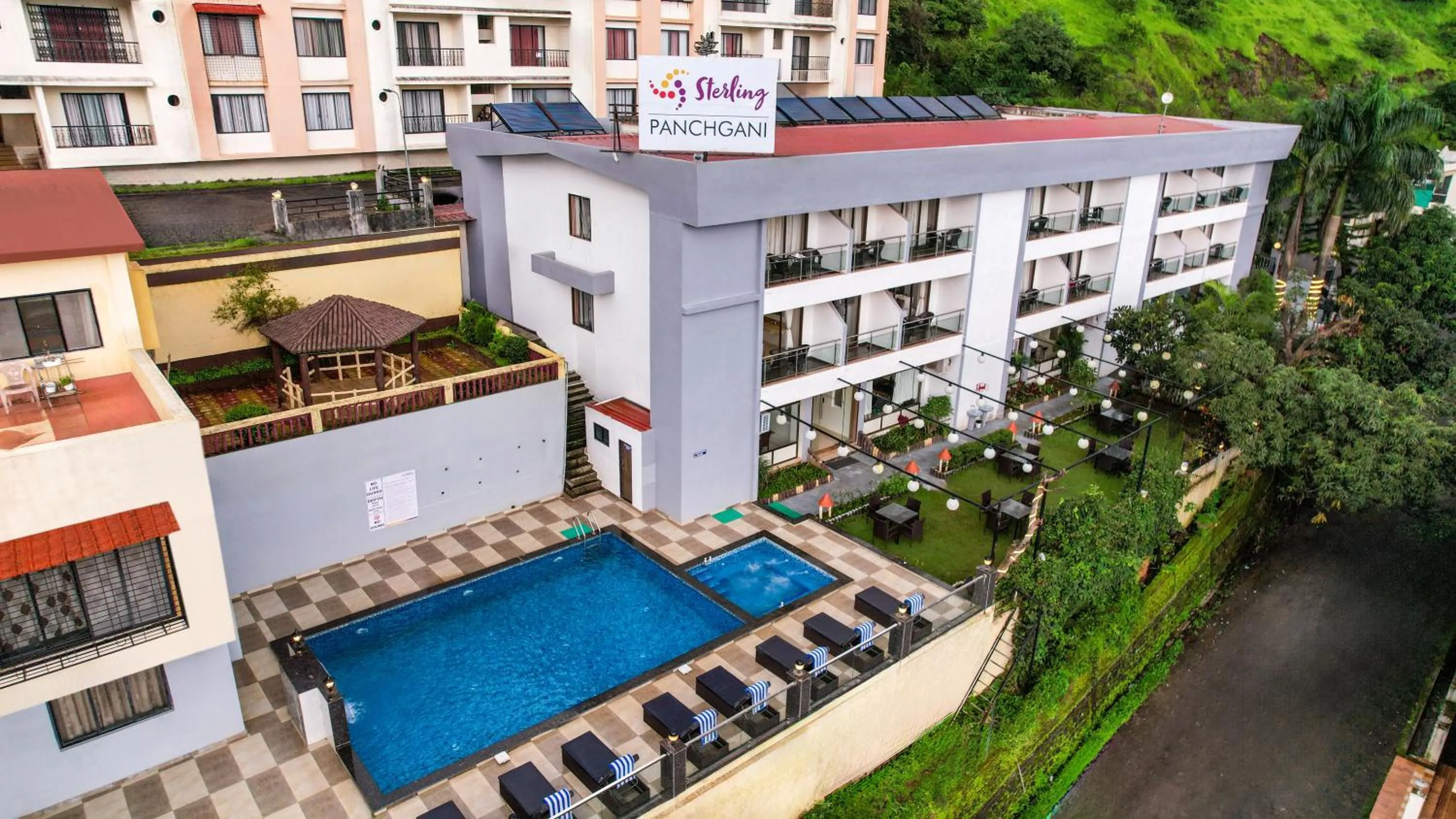 Bird's eye view in Sterling Panchgani