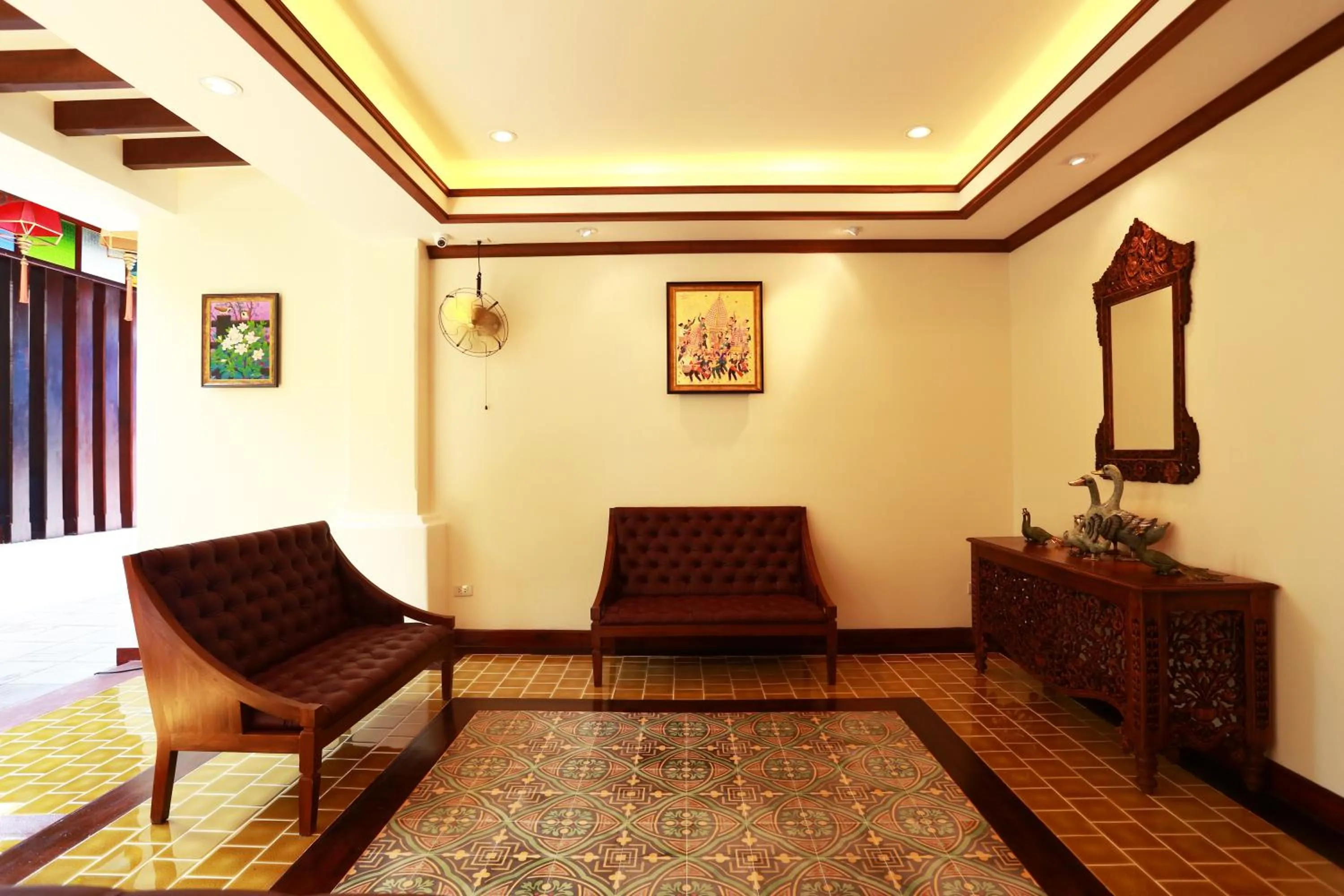 Decorative detail in Viangluang Resort