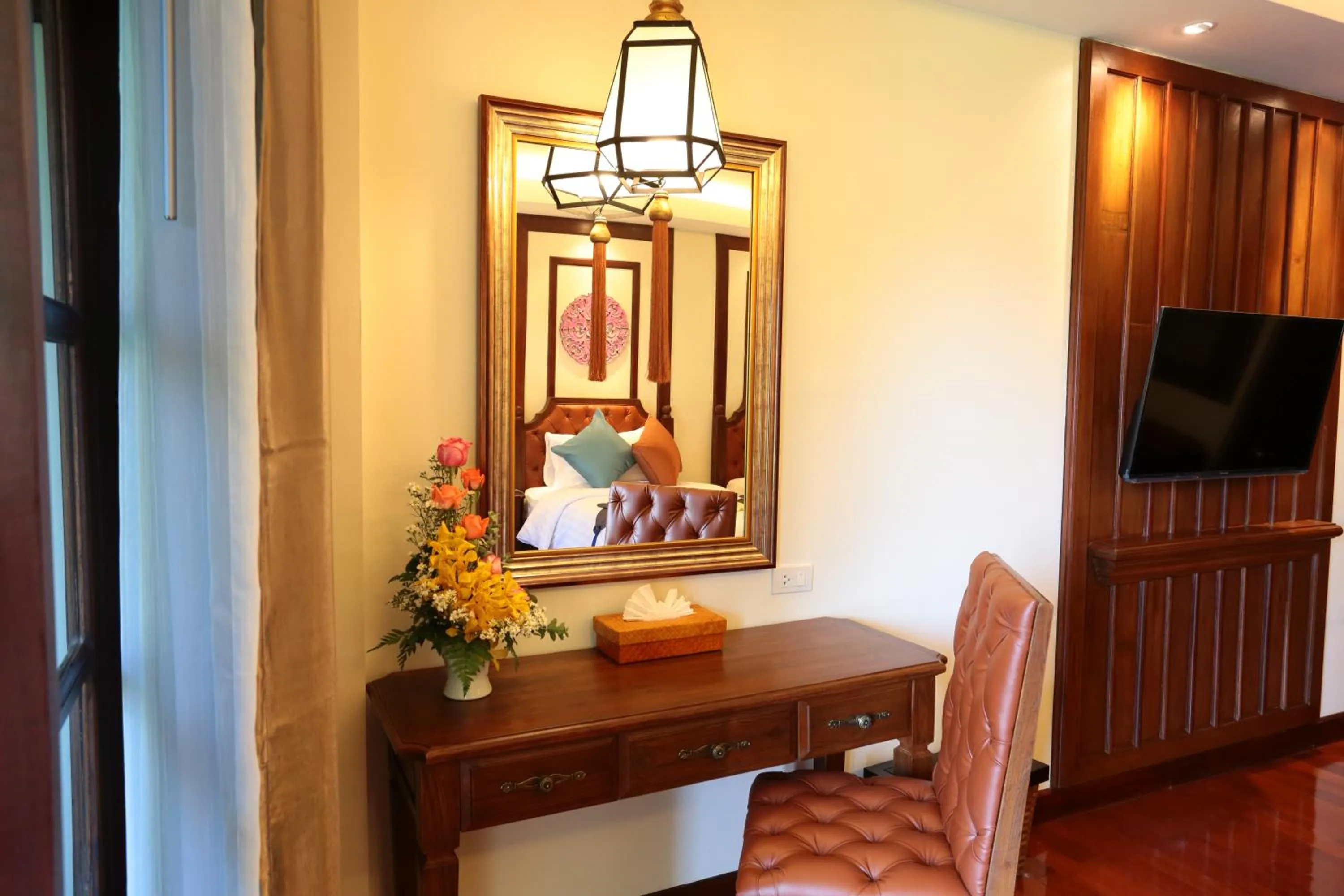 Decorative detail in Viangluang Resort