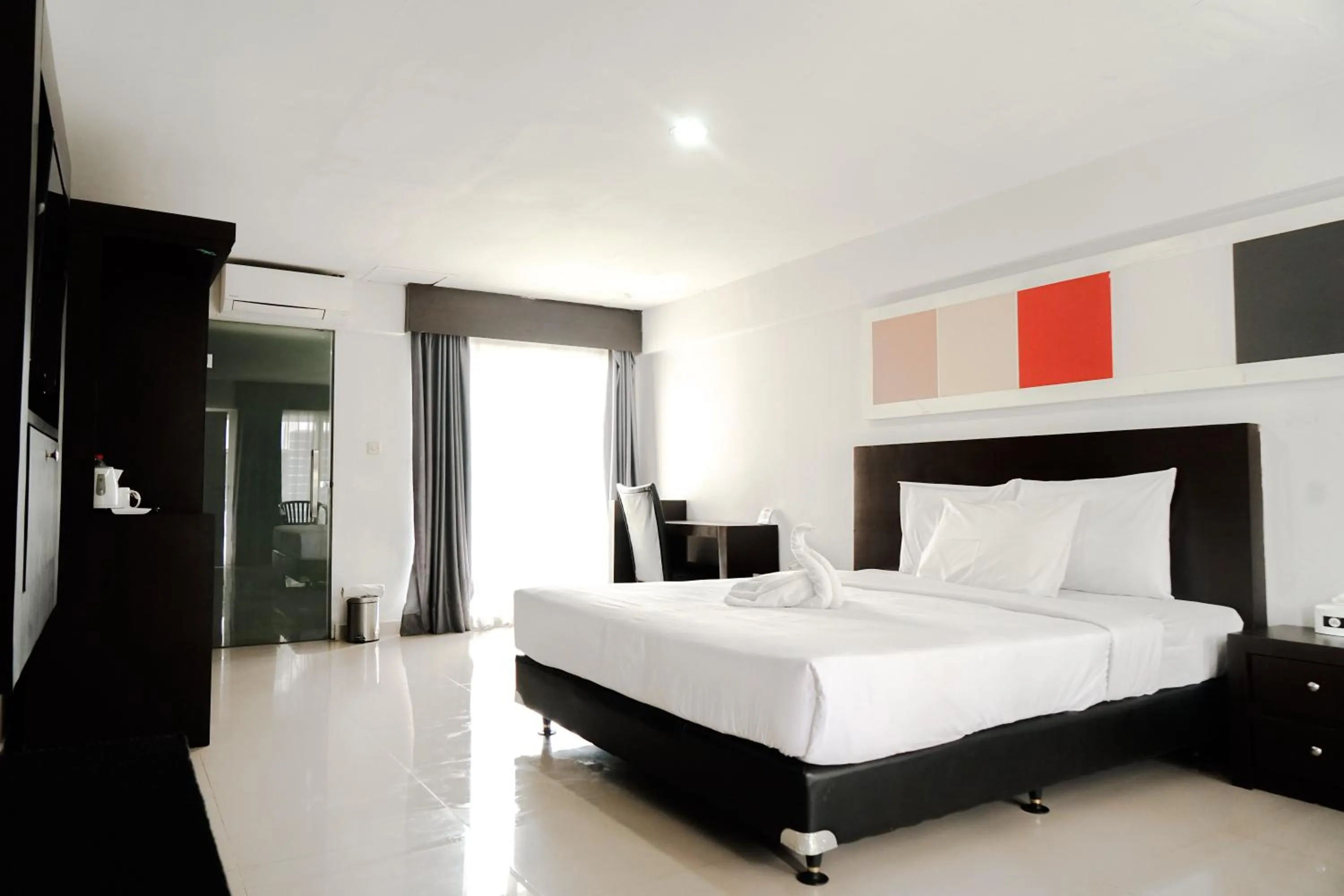 Bed in Hotel Ariandri Puncak