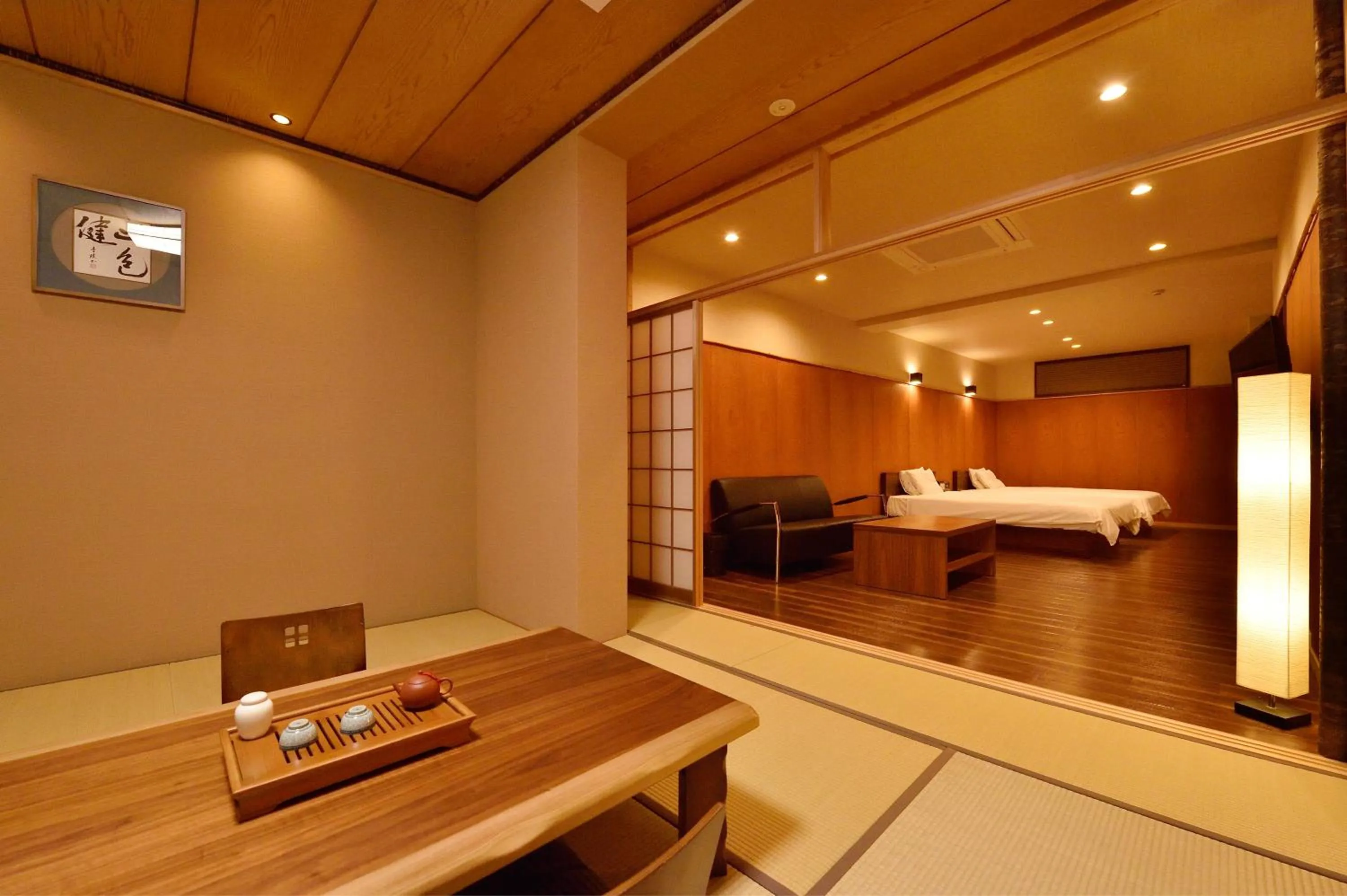 Living room, Bed in Kannawaen