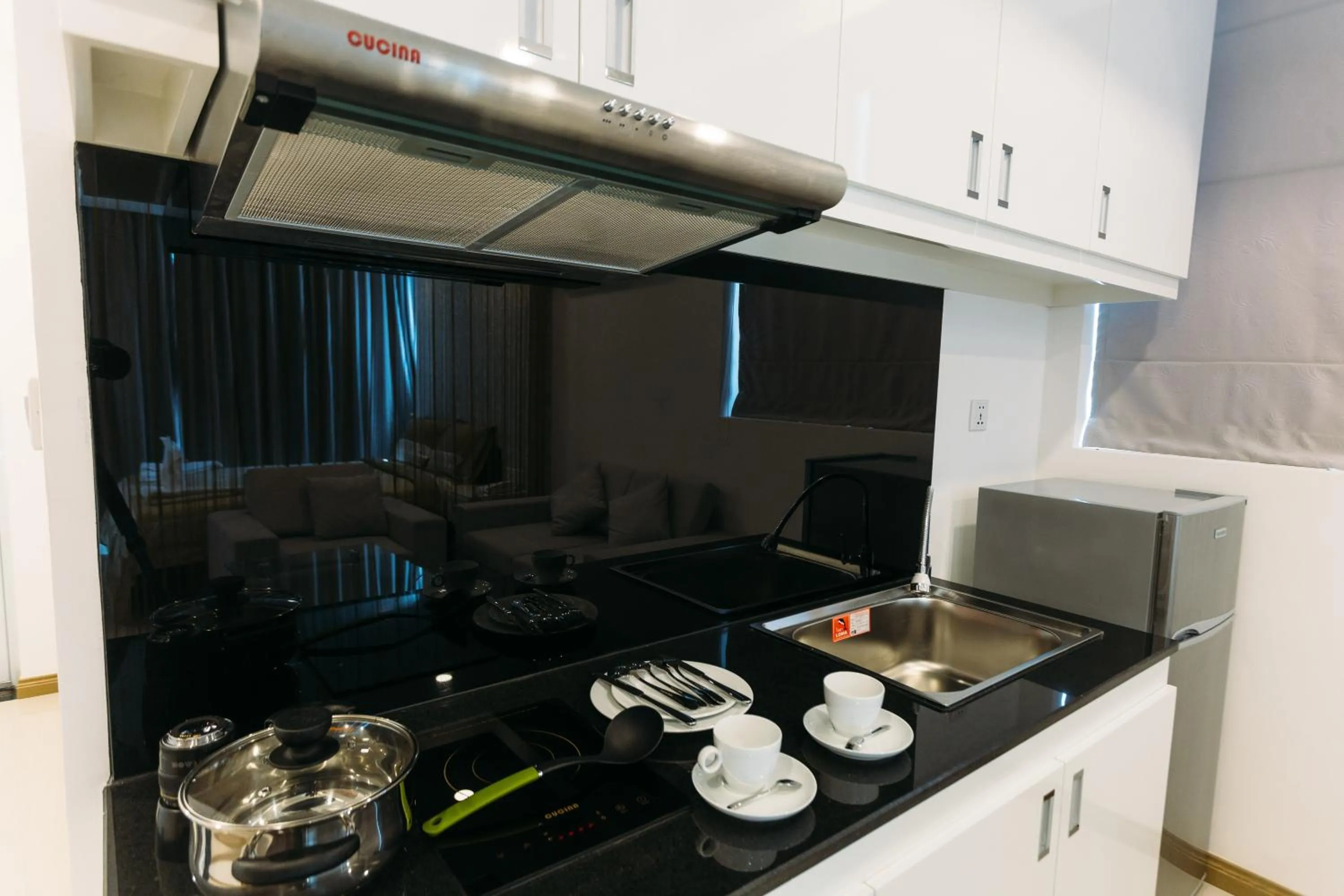 Kitchen or kitchenette in CA&SA Serviced Apartment