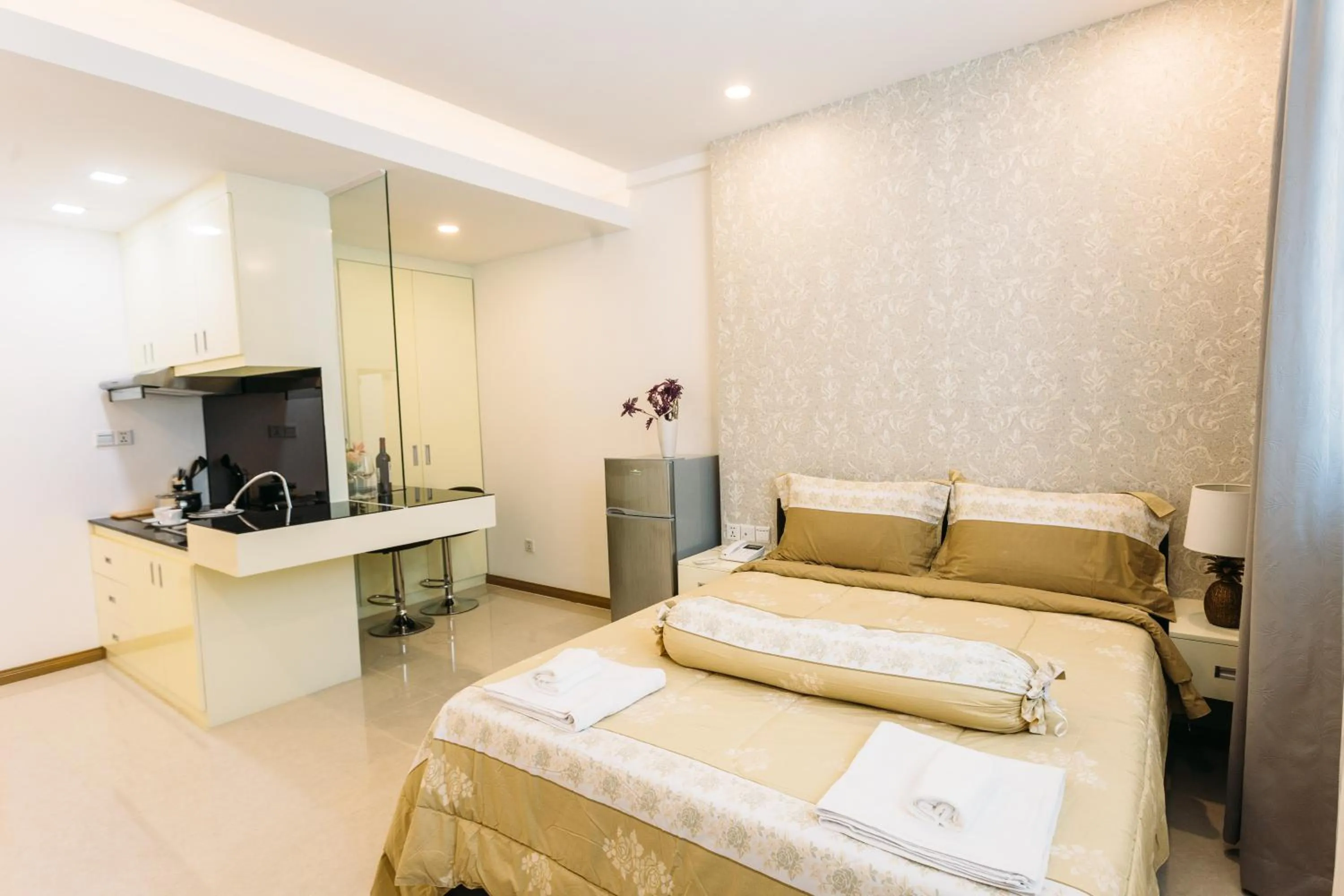 Bedroom, Bed in CA&SA Serviced Apartment