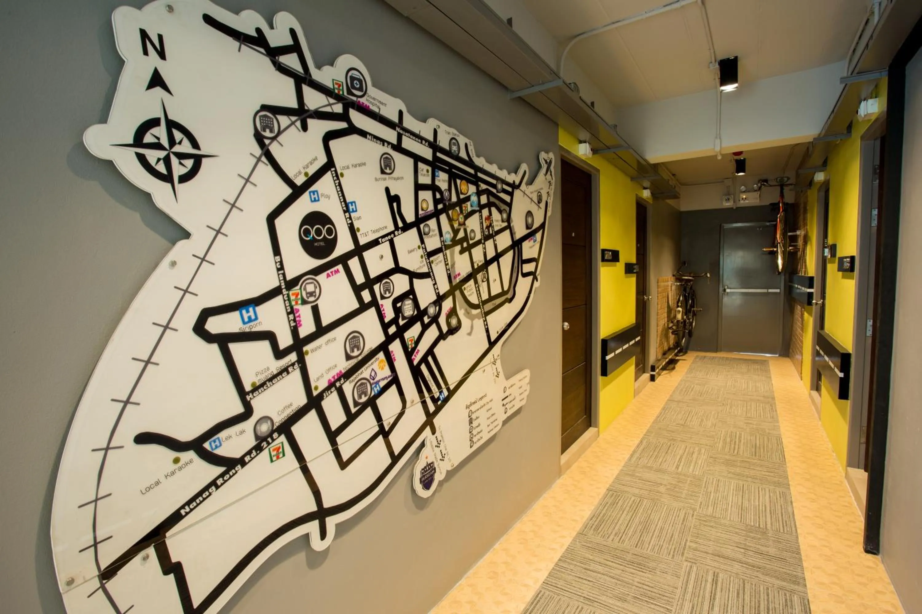 Decorative detail in Qoo Hotel