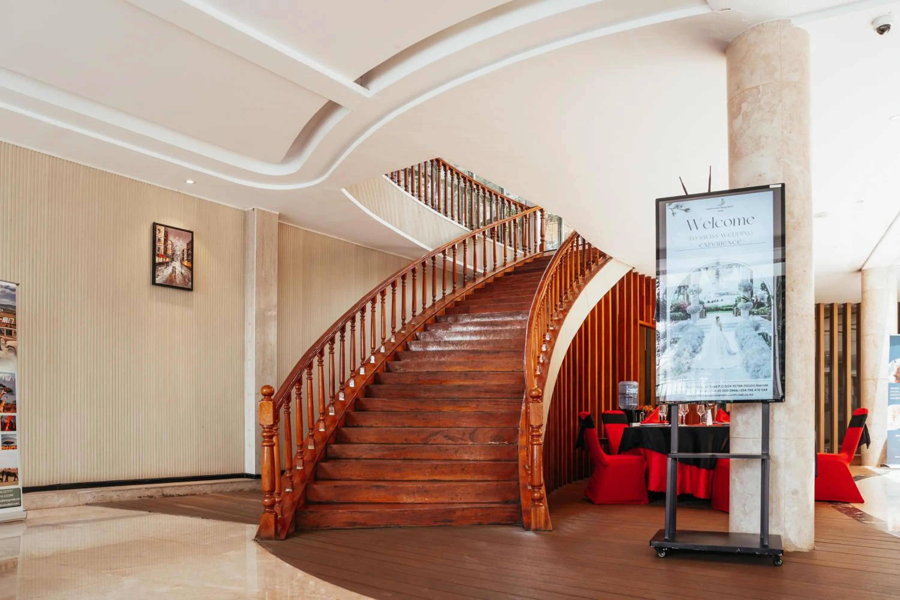 Lobby or reception in Swiss Lenana Mount Hotel