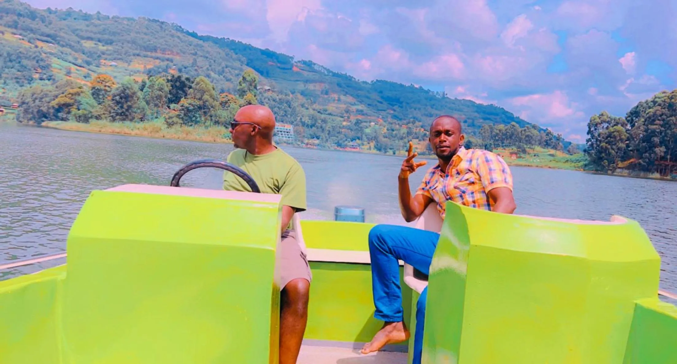 View (from property/room) in Lake Bunyonyi Rock Resort