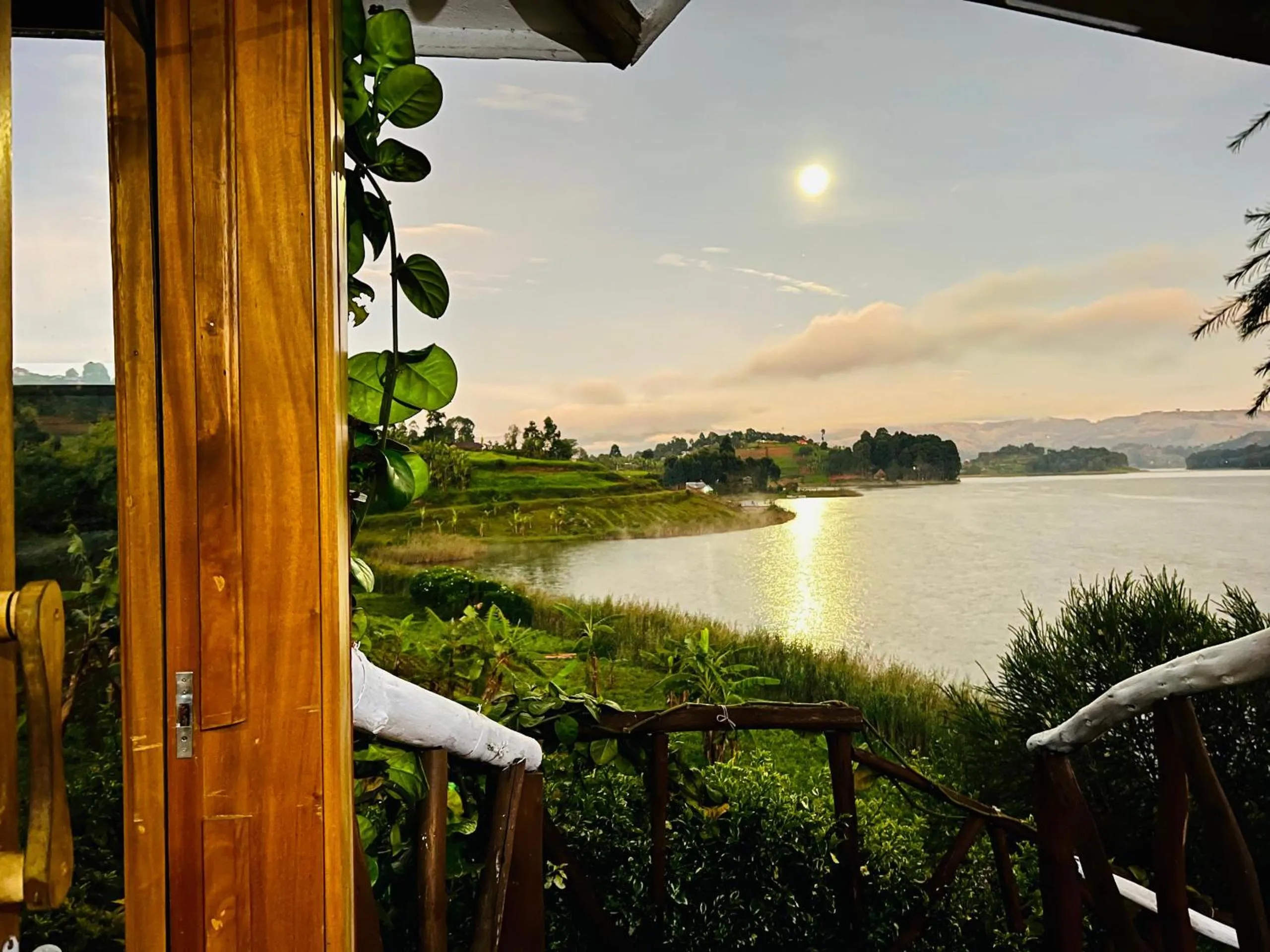 Balcony/Terrace in Lake Bunyonyi Rock Resort