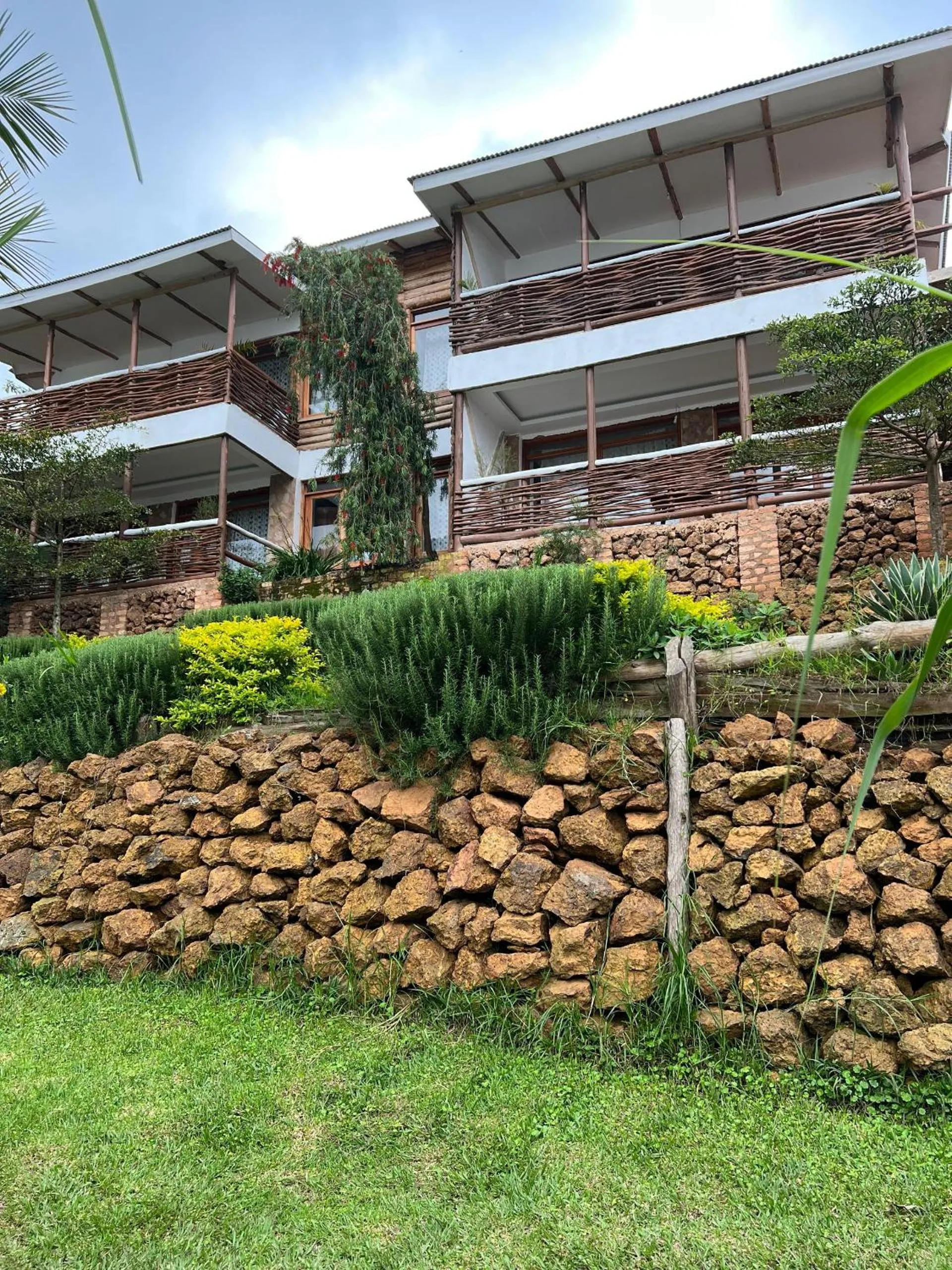 Property building in Lake Bunyonyi Rock Resort