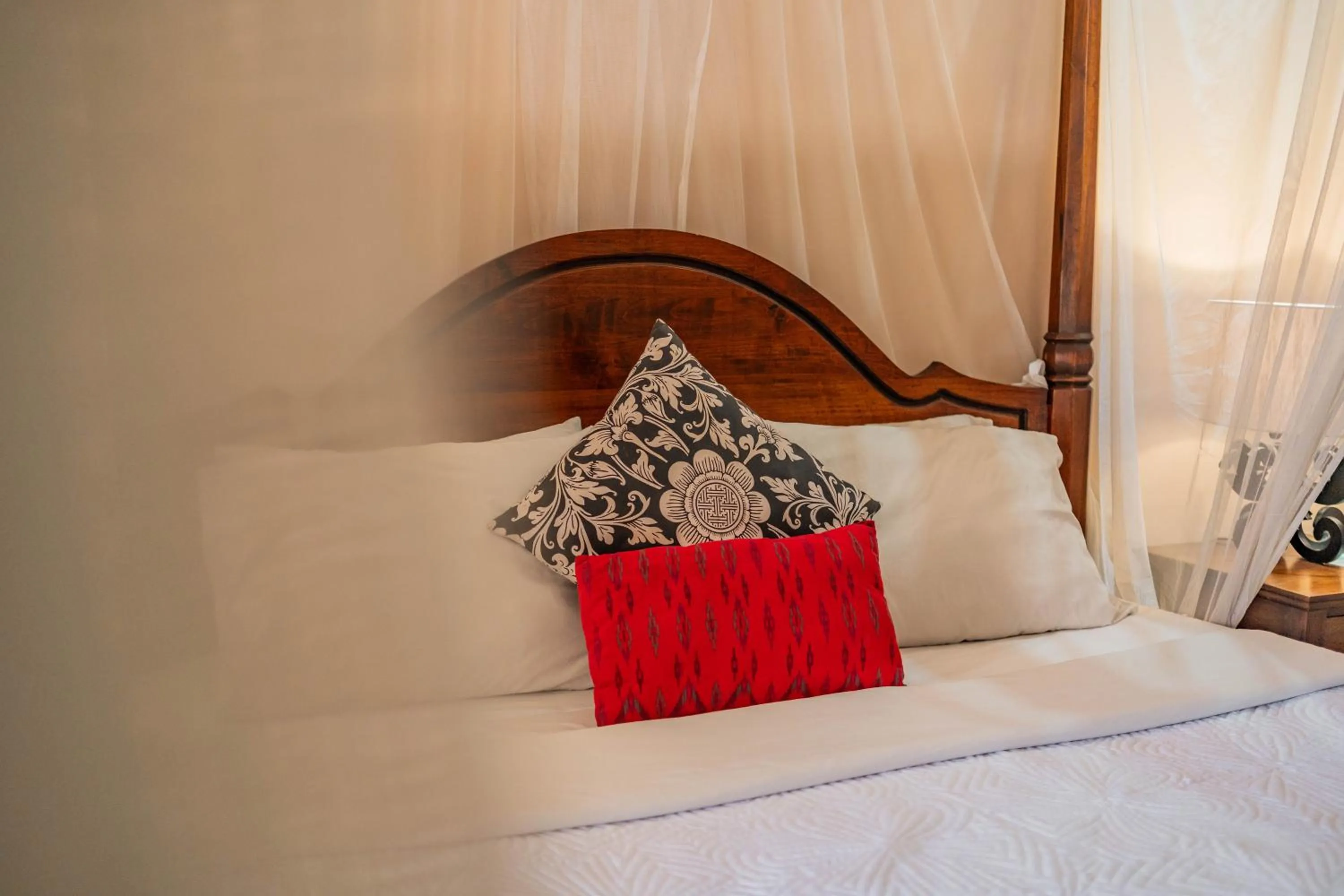 Bed in Honeymoon Guesthouse