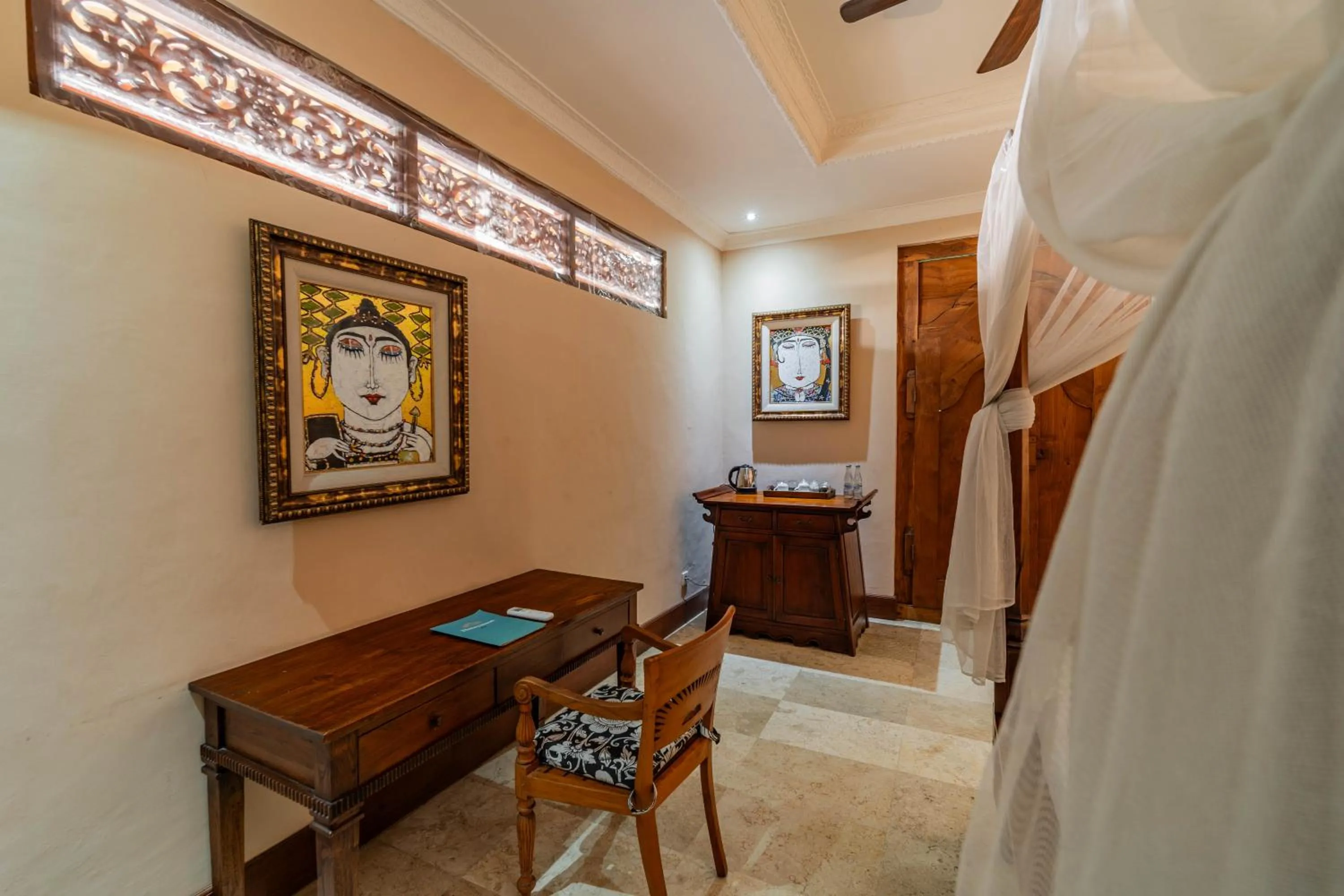 Seating area in Honeymoon Guesthouse