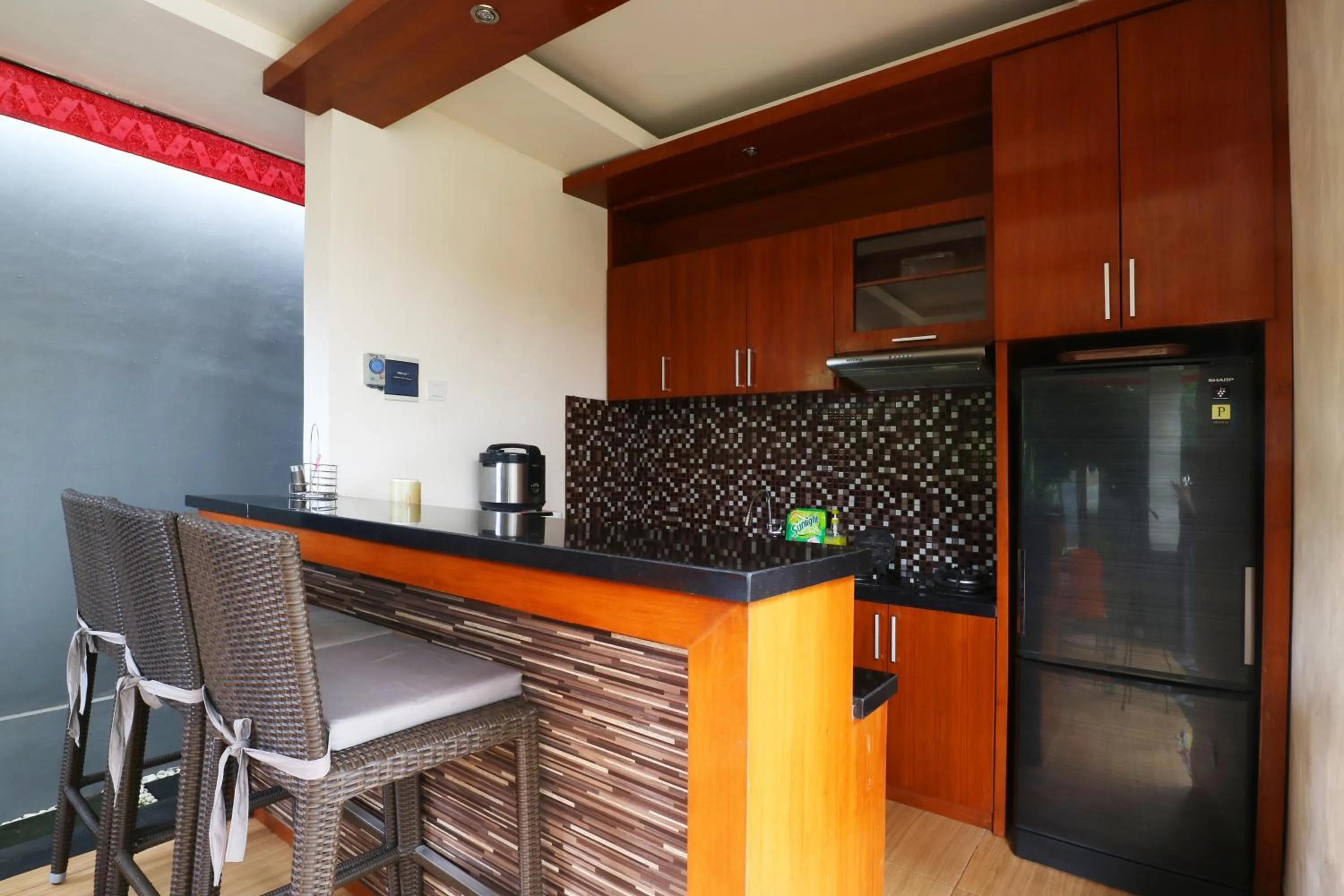 Kitchen or kitchenette in The Umah Pandawa Hotel and Villas