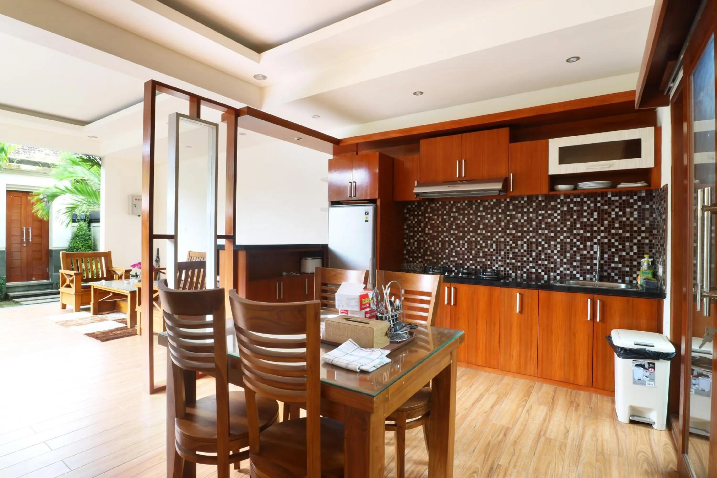 Kitchen or kitchenette in The Umah Pandawa Hotel and Villas